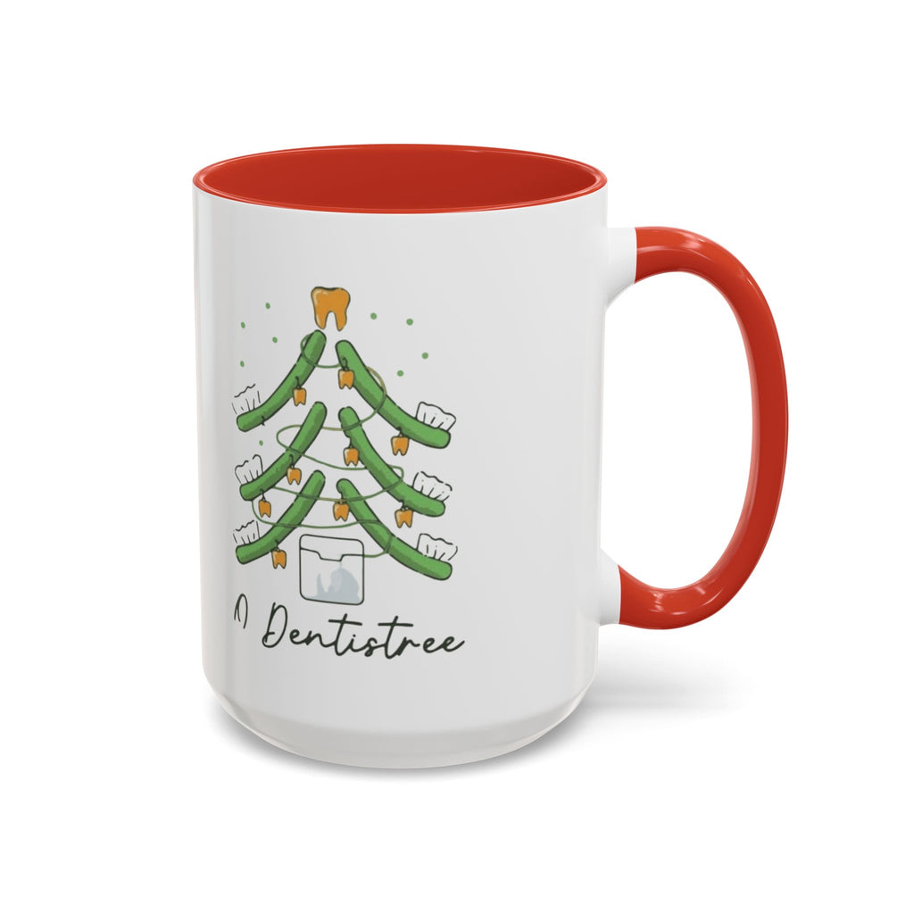 Dentist Christmas Mug - 'A Dentistree' Holiday Coffee Cup (11/15oz)