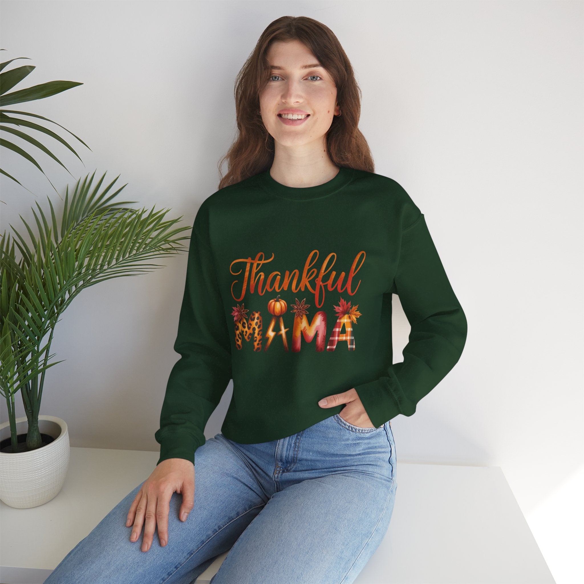 Thankful Mama Sweatshirt Fall T-Shirts and Sweatshirts Collection