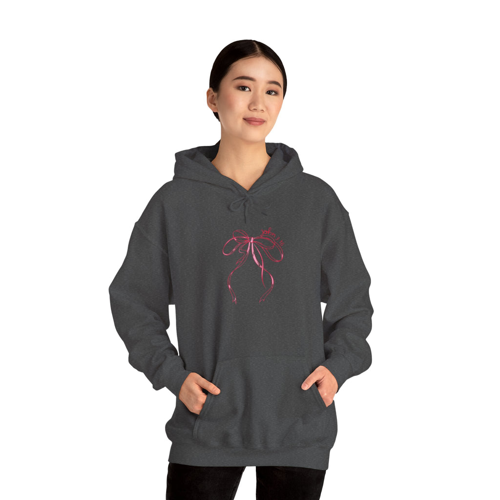 You Are So Loved Hoodie Heart Full” Heart Ribbon Comfort Sweatshirt