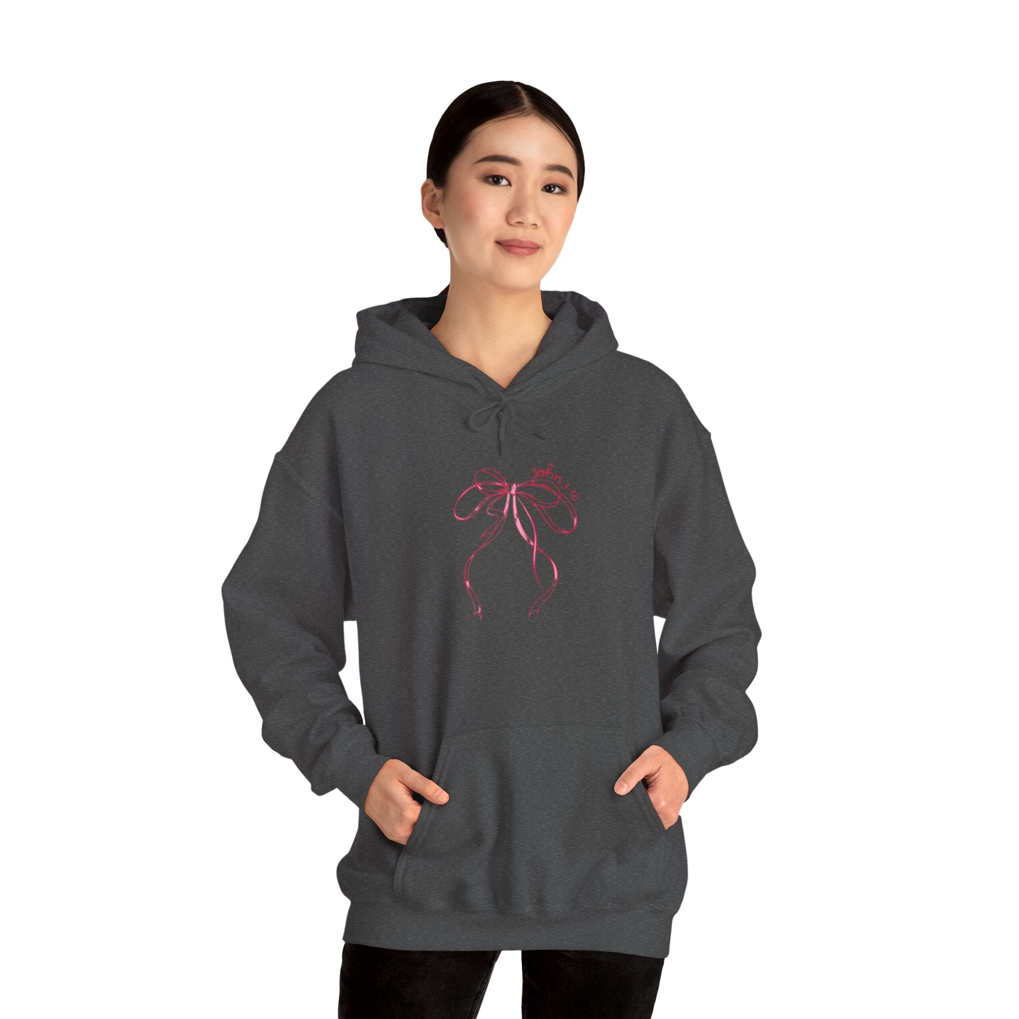 You Are So Loved Hoodie Heart Full” Heart Ribbon Comfort Sweatshirt