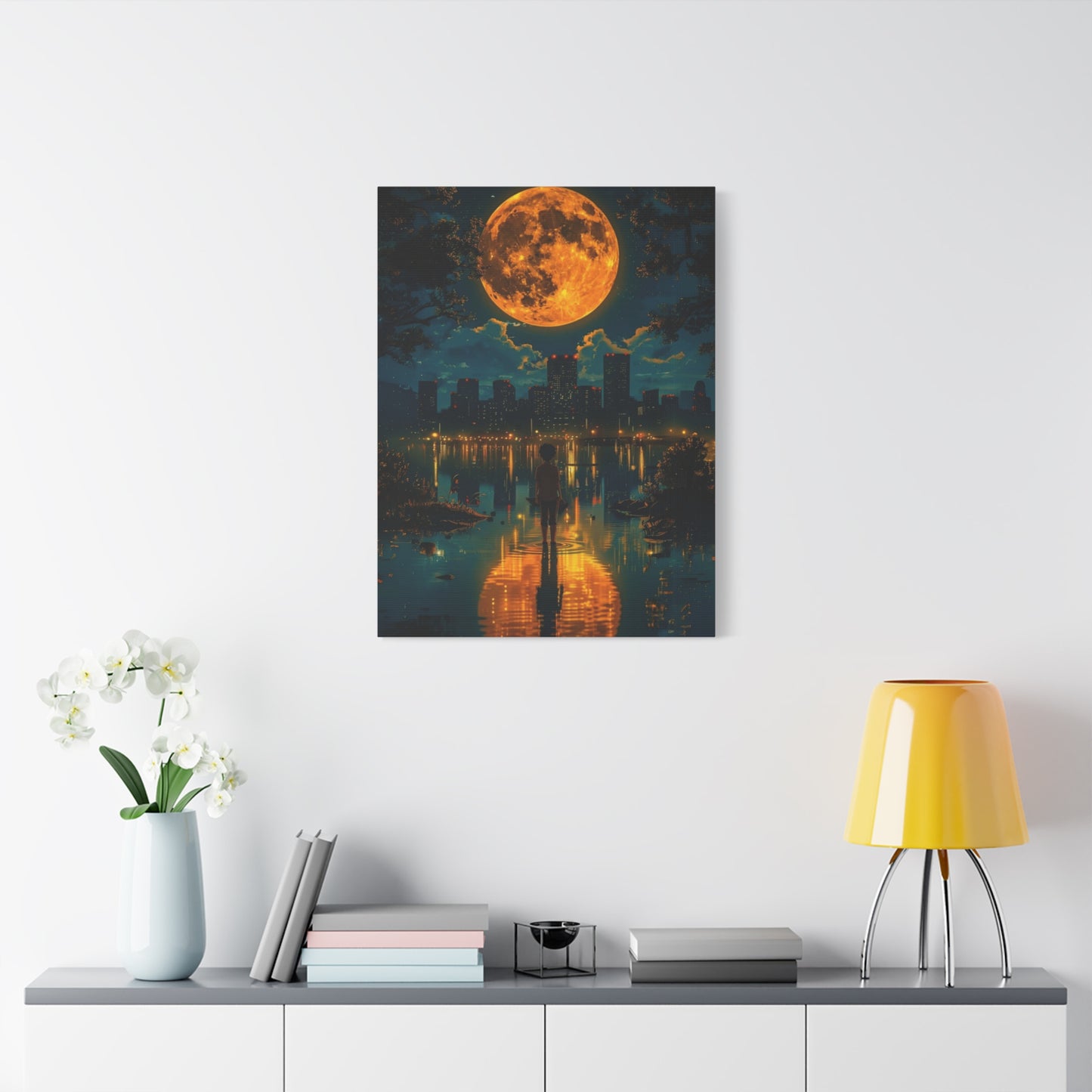 Because words have the power to move you let them live on your wall, Unique Nightscape Decoration, Perfect for Any Occasion