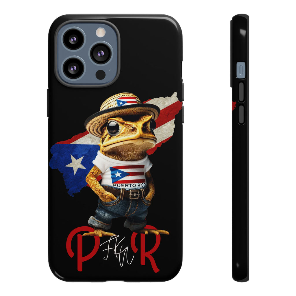 Puerto Rican Frog Tough Phone Case  Puerto Rico Flag Patriotic Protective Case