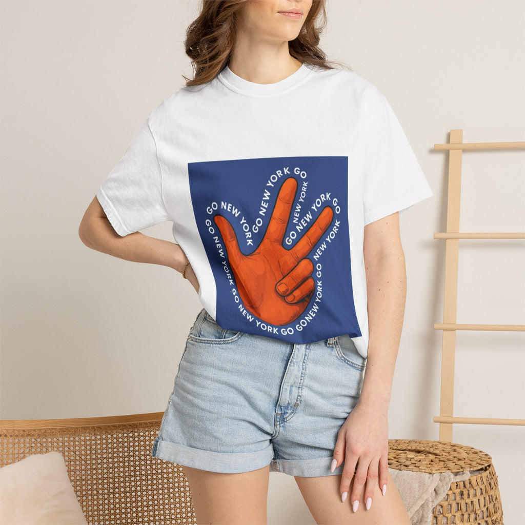 Go New York Hand Graphic T-Shirt