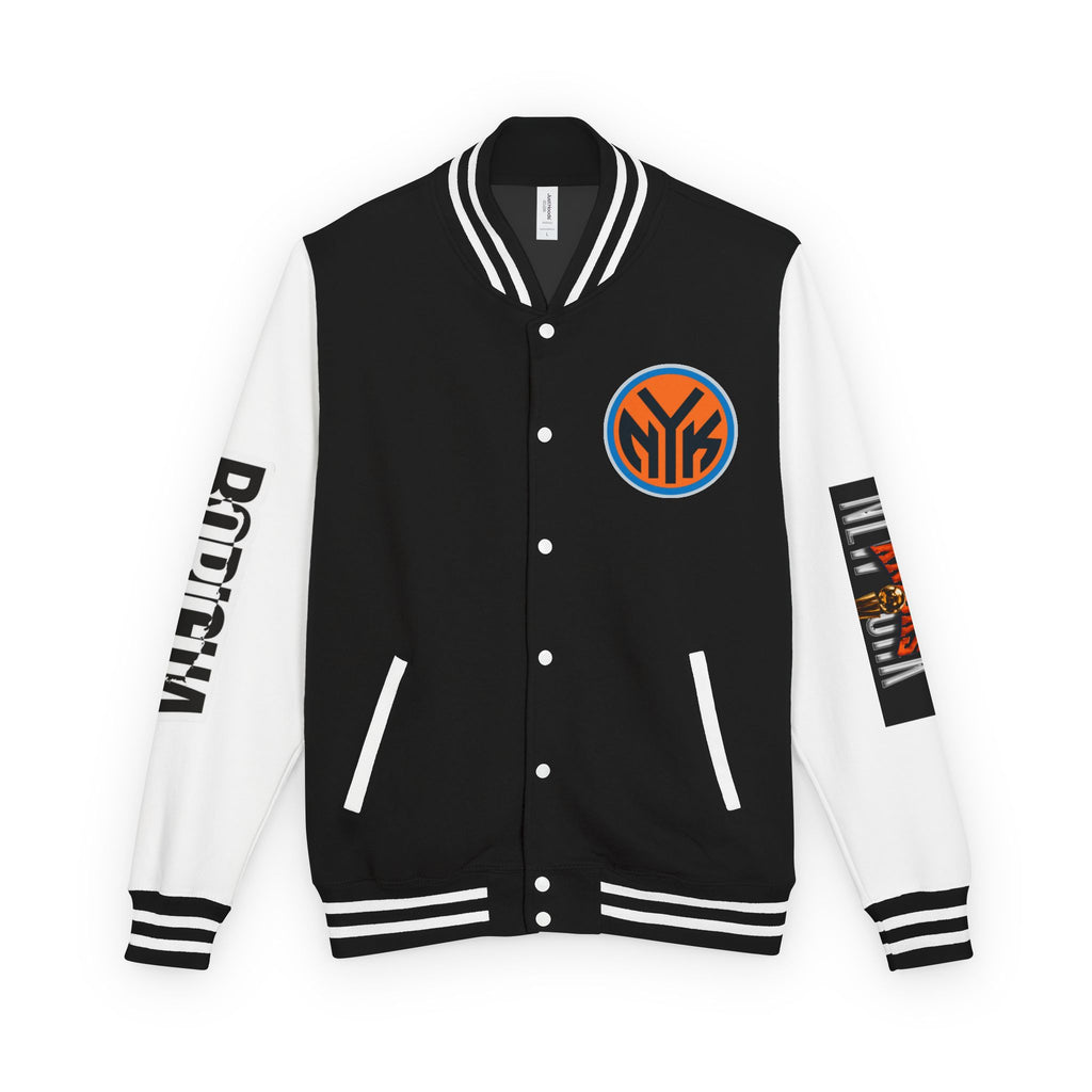 Basketball-Inspired Letterman Jacket — Men's Retro Varsity Sports Jacket Jose AlvarTribute Varsity Jacket