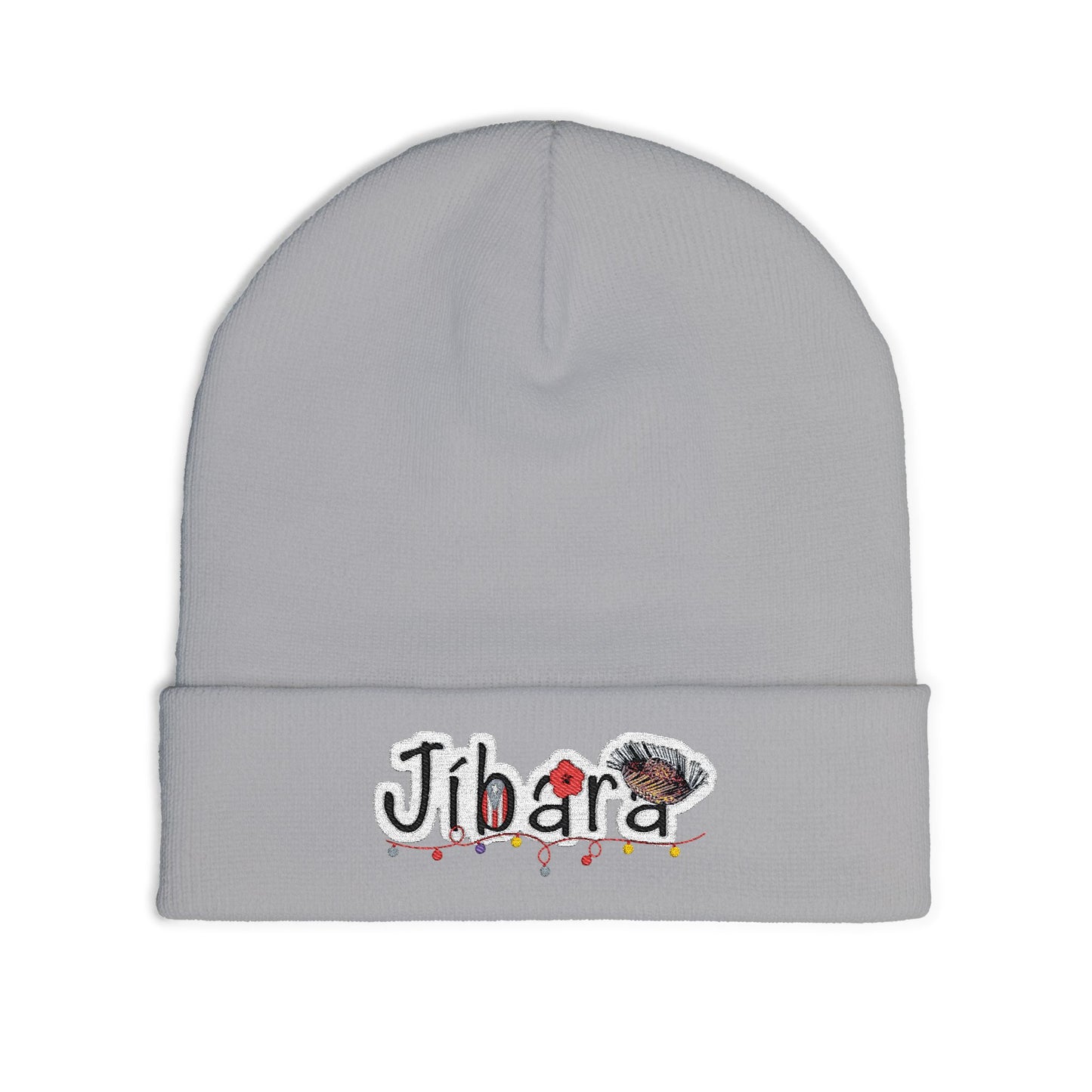 Embroidered 'Jibara' Knit Beanie Cozy Puerto Rican Pride Hat Boricua Winter Beanie – Puerto Rico Pride Knit Hat