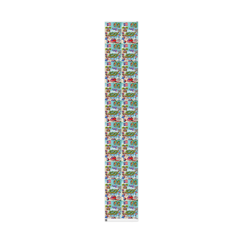 Puerto Rico Wrapping Paper – Cultural Gift Wrap | Boricua Heritage Design | Holiday & Celebration Gift Packaging