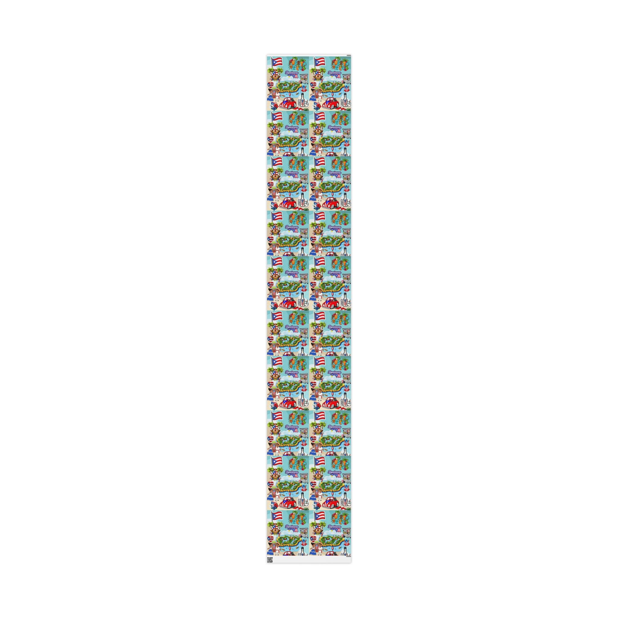 Puerto Rico Wrapping Paper – Cultural Gift Wrap | Boricua Heritage Design | Holiday & Celebration Gift Packaging