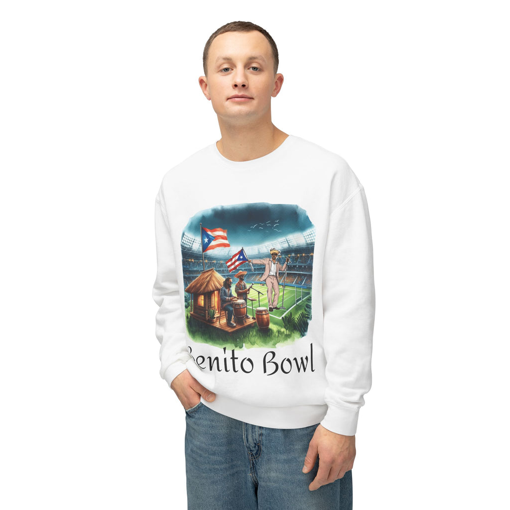 Benito Bowl Sweatshirt  Puerto Rican Tailgate SuperBowl Crewneck
