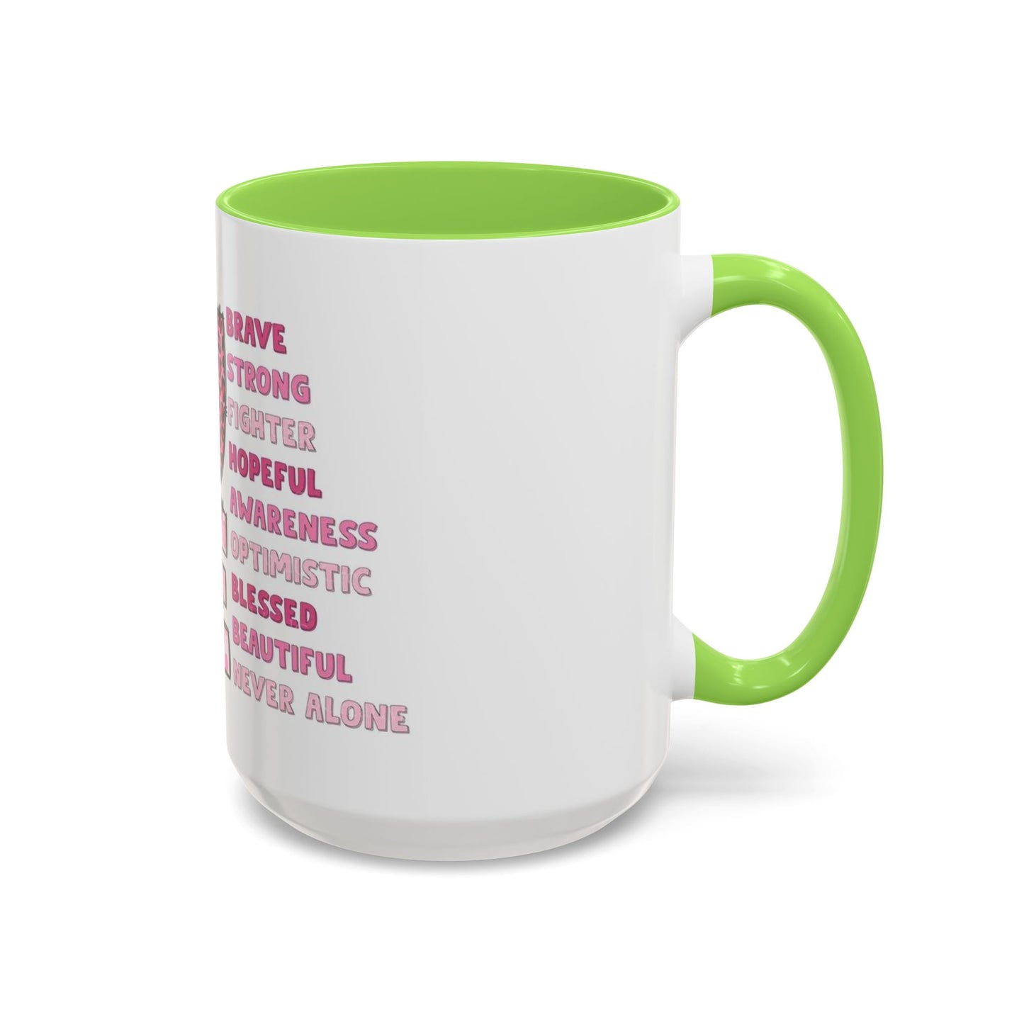 Cancer Hope Collection Empowering Inspirational Mug for Breast Cancer Awareness