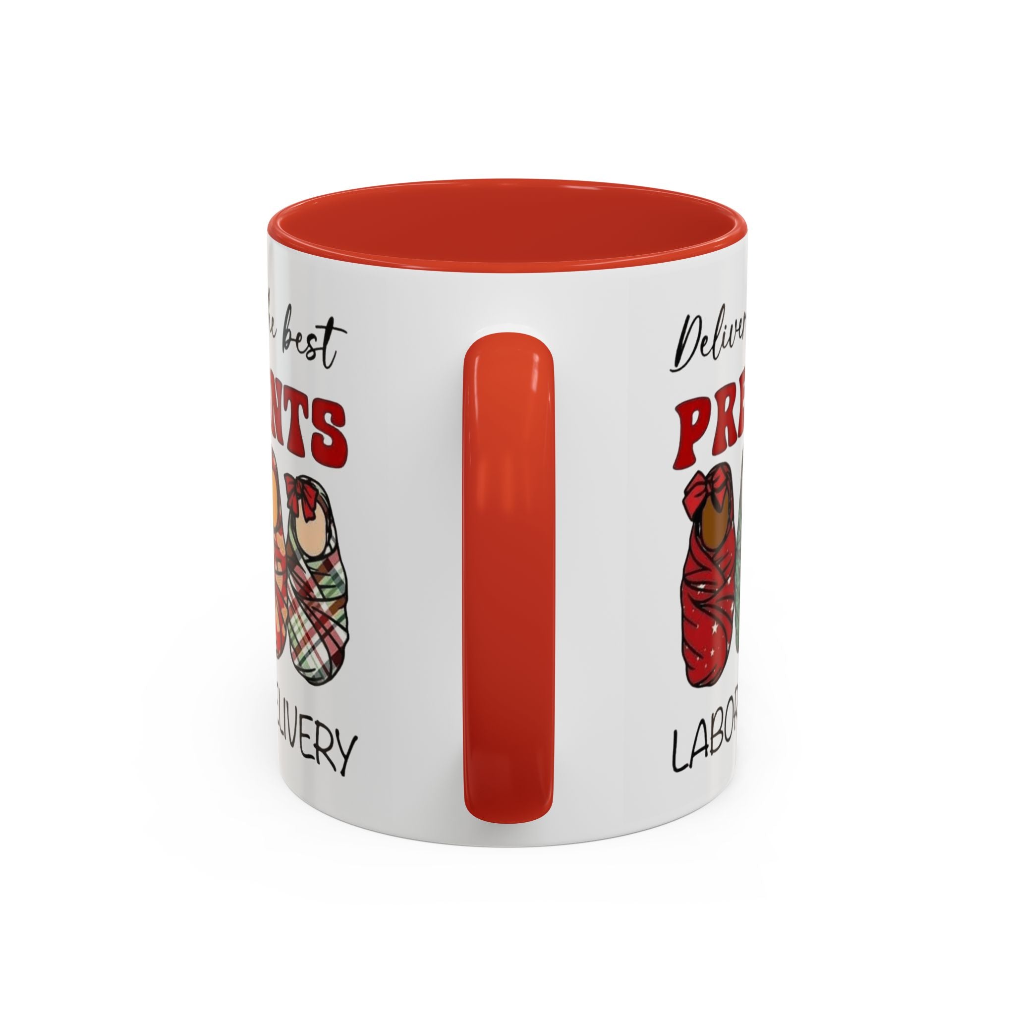Christmas Presents Delivery Coffee Mug — "Delivering the Best Presents" Accent Mug Medical Christmas Mug,
