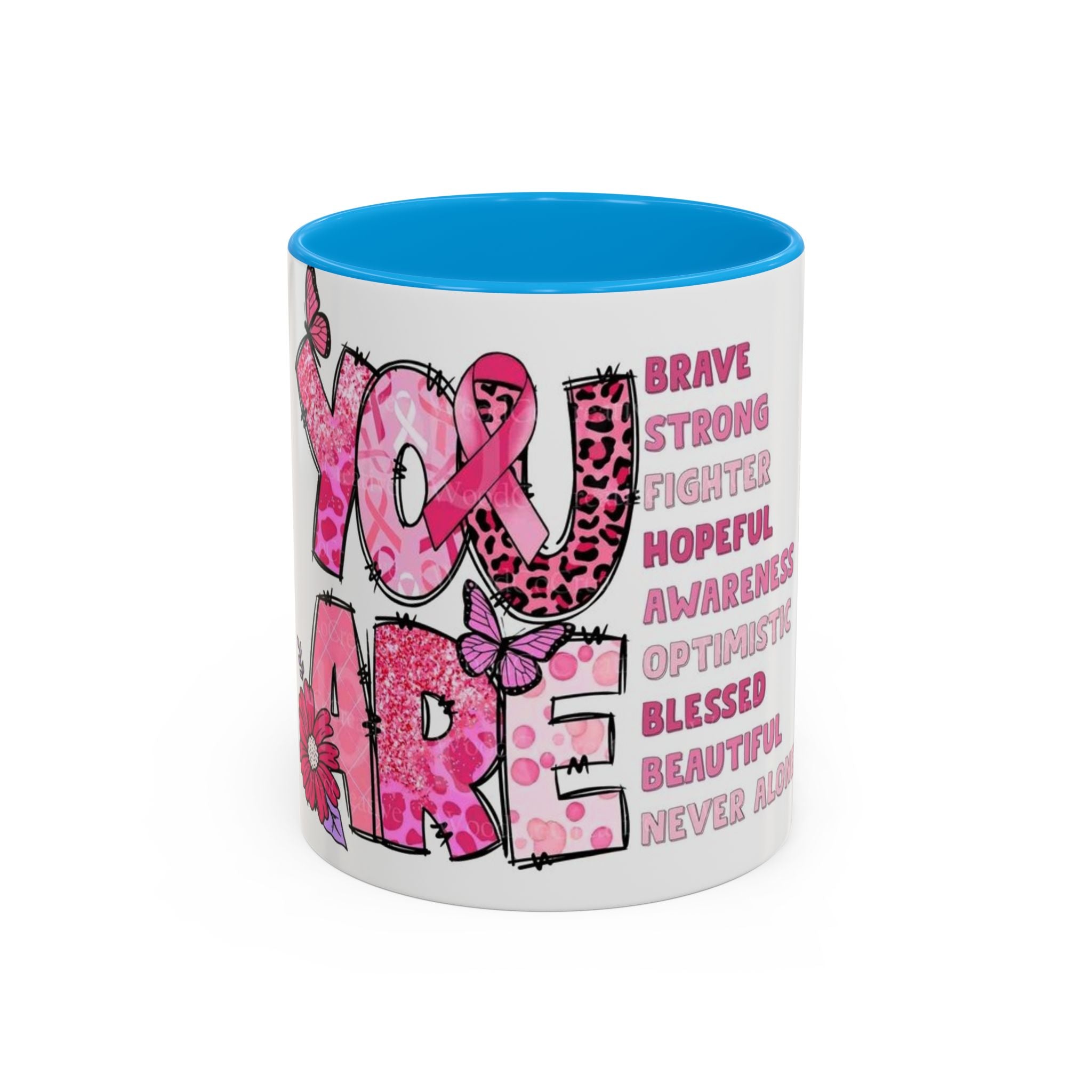 Cancer Hope Collection Empowering Inspirational Mug for Breast Cancer Awareness