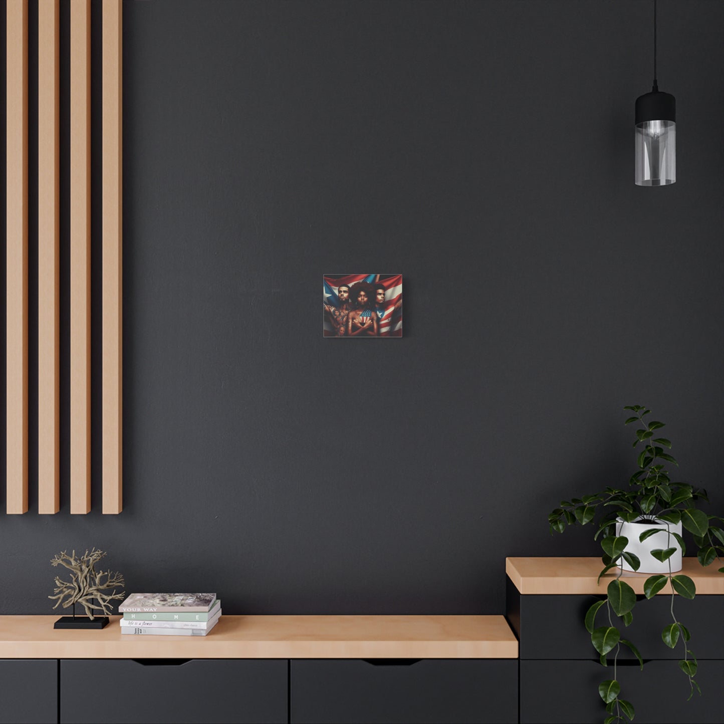 Rooted in Culture, Radiating Power Puerto Rican Wall Art, Unique Gift, Empowering Decor