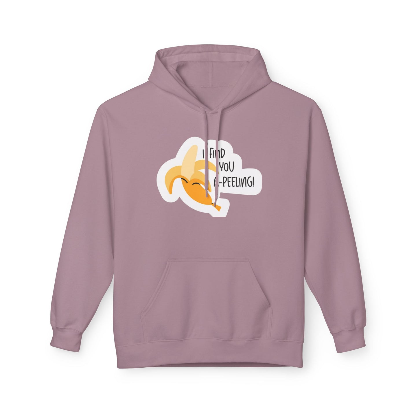 Peeling Banana Hoodie  "I Found You (Peeling)" Cute Fruit Pun Pullover