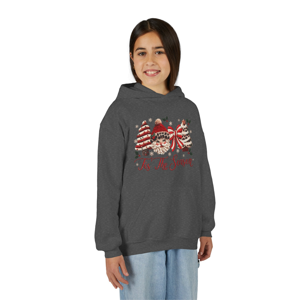 Youth Hoodie  Grinch Christmas Scene with 'Maybe Christmas' Quote
