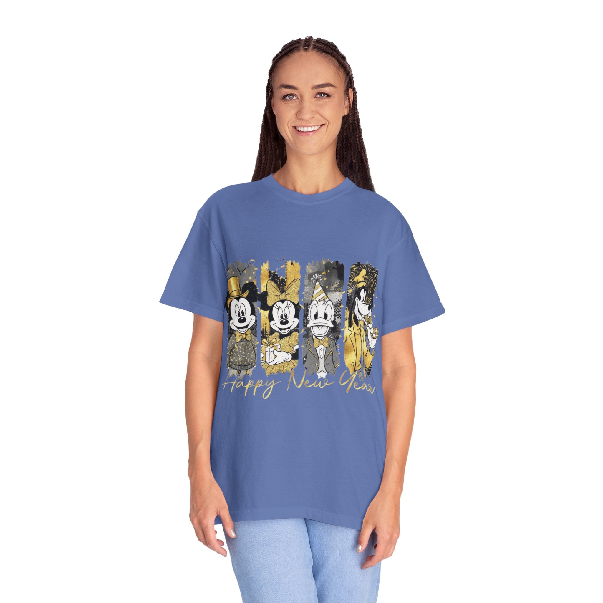 New Year Mickey & Friends T-Shirt  'Happy New Year' Graphic Tee