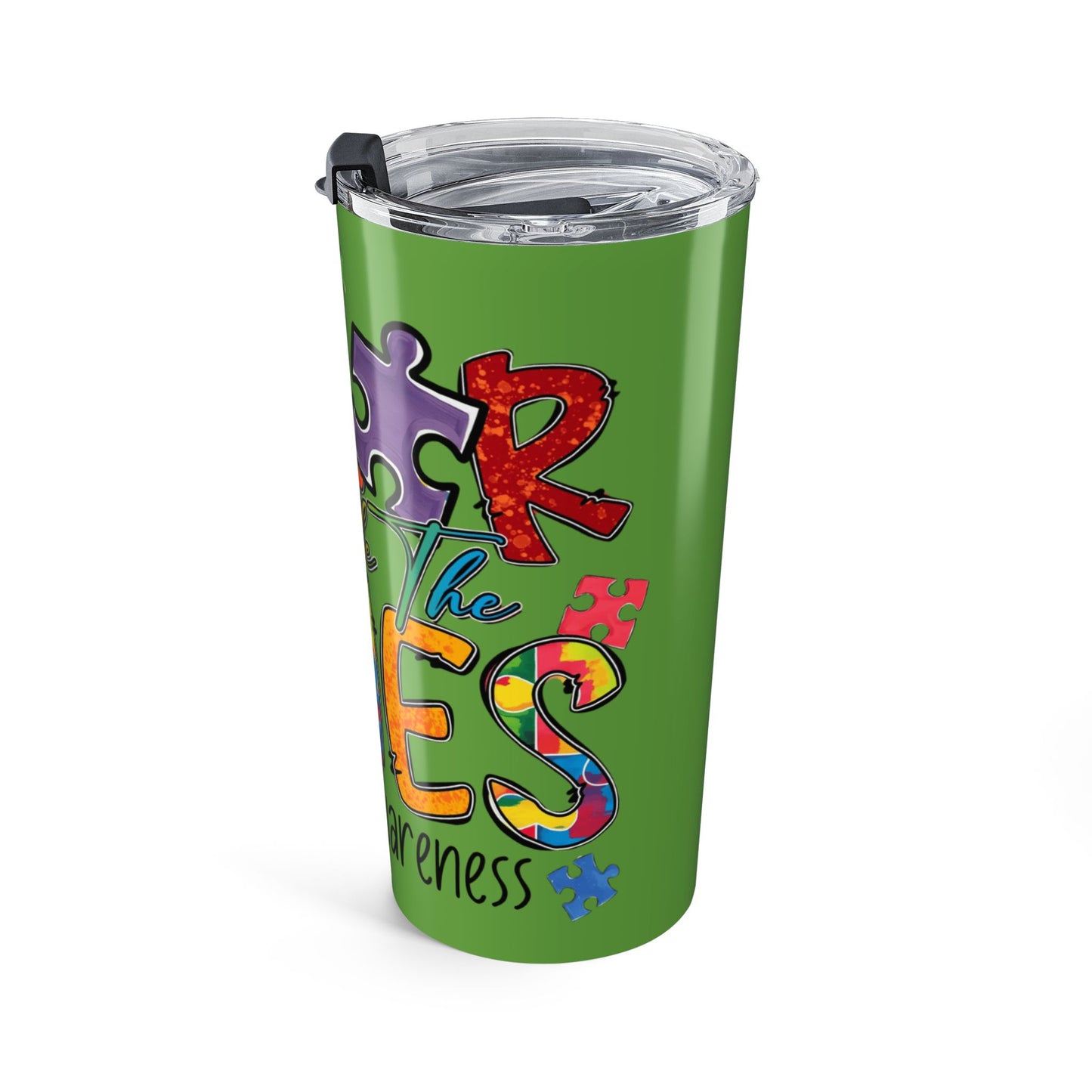 Colección Conciencia y Orgullo Autista Colorful Autism Awareness Tumbler 20oz - Fun & Inspirational Design