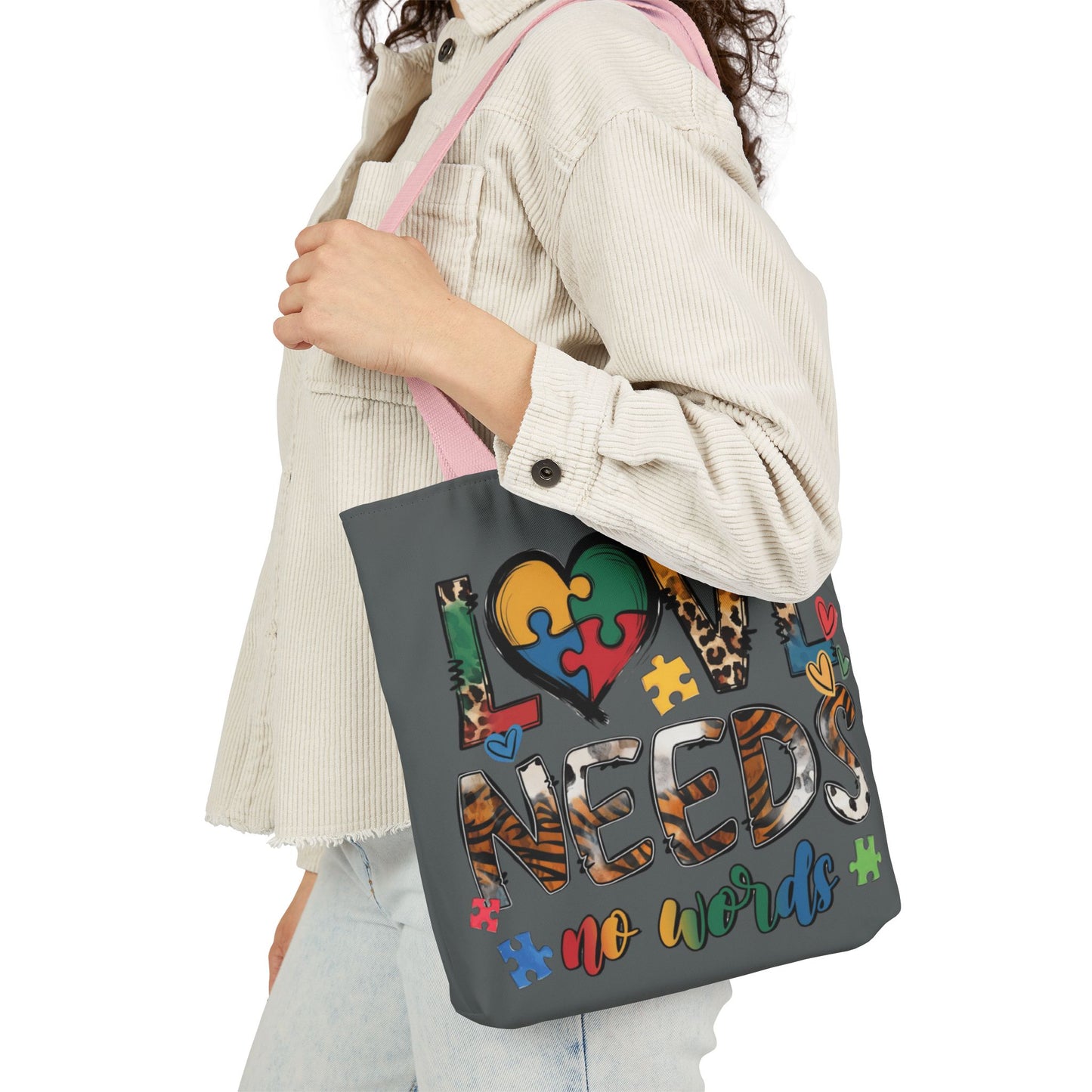Colorful Love Needs Tote Bag