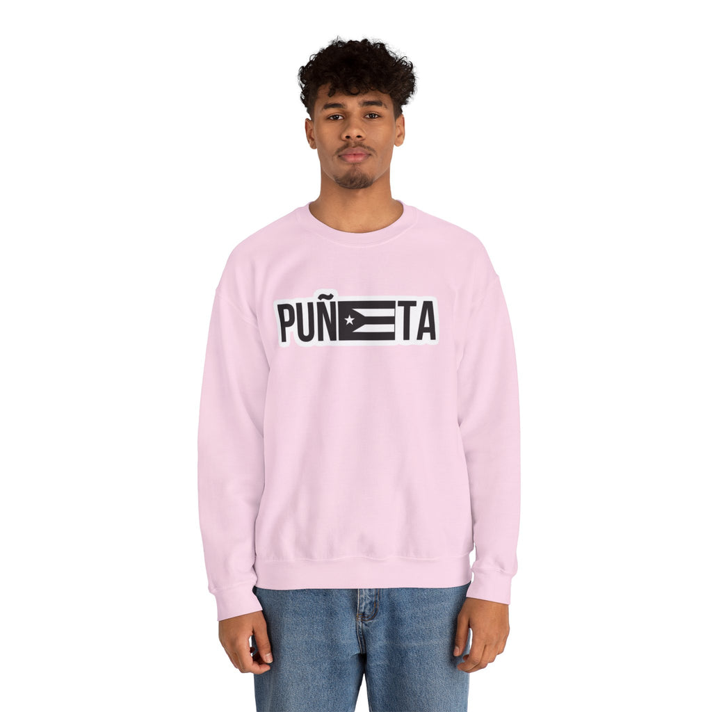 Puñeta Sweatshirt  Puerto Rican Flag Graphic Crewneck