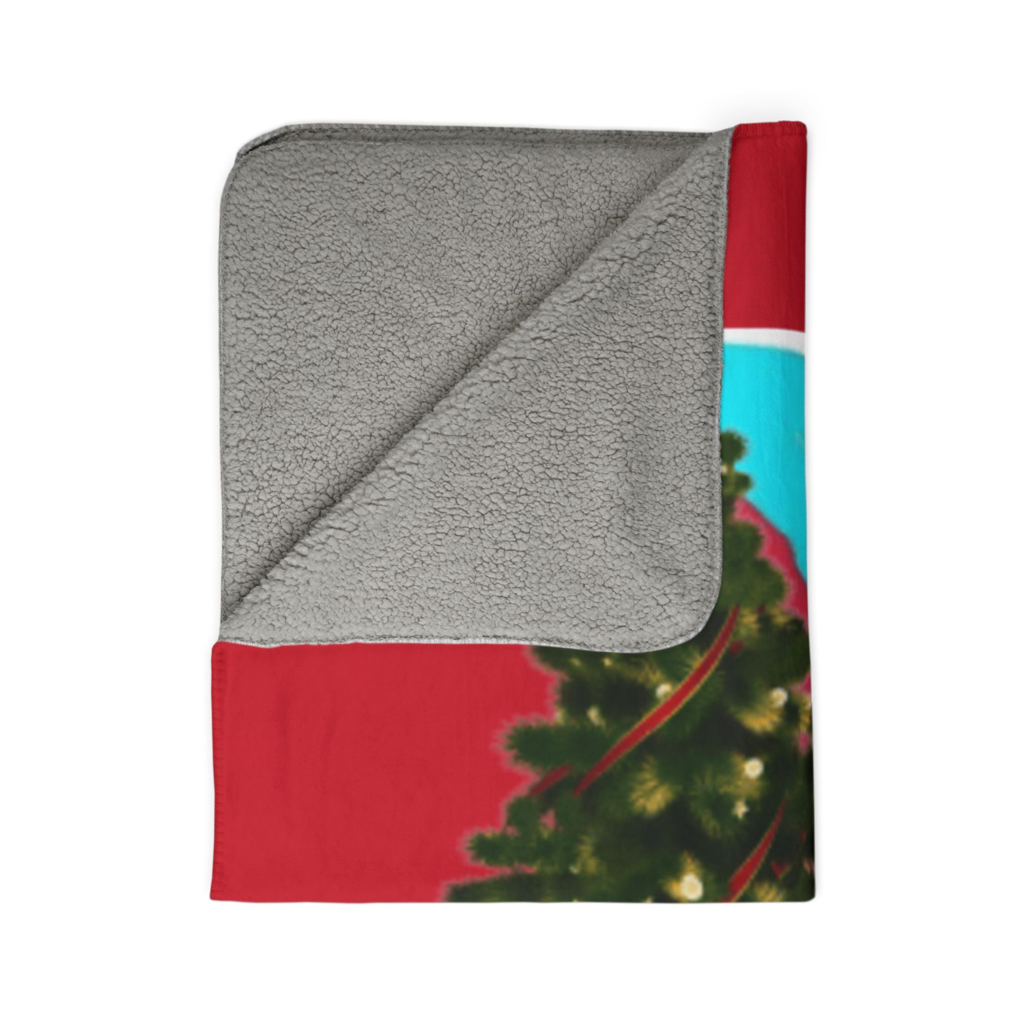 Carlitos Colon Feliz Navidad Puerto Rican Boxing Holiday Sherpa Blanket