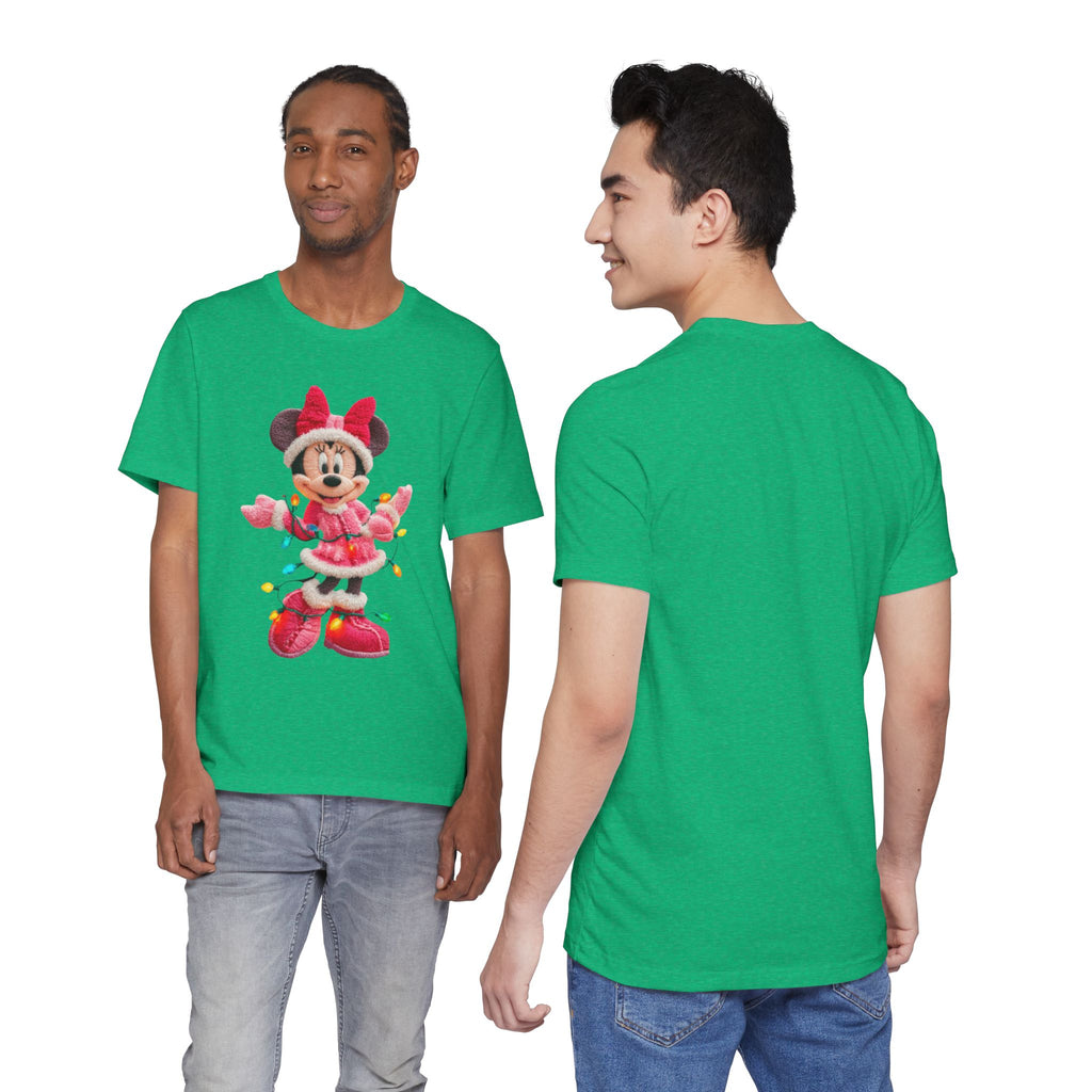Minnie Mouse Holiday Lights T-Shirt Festive Holiday Designs