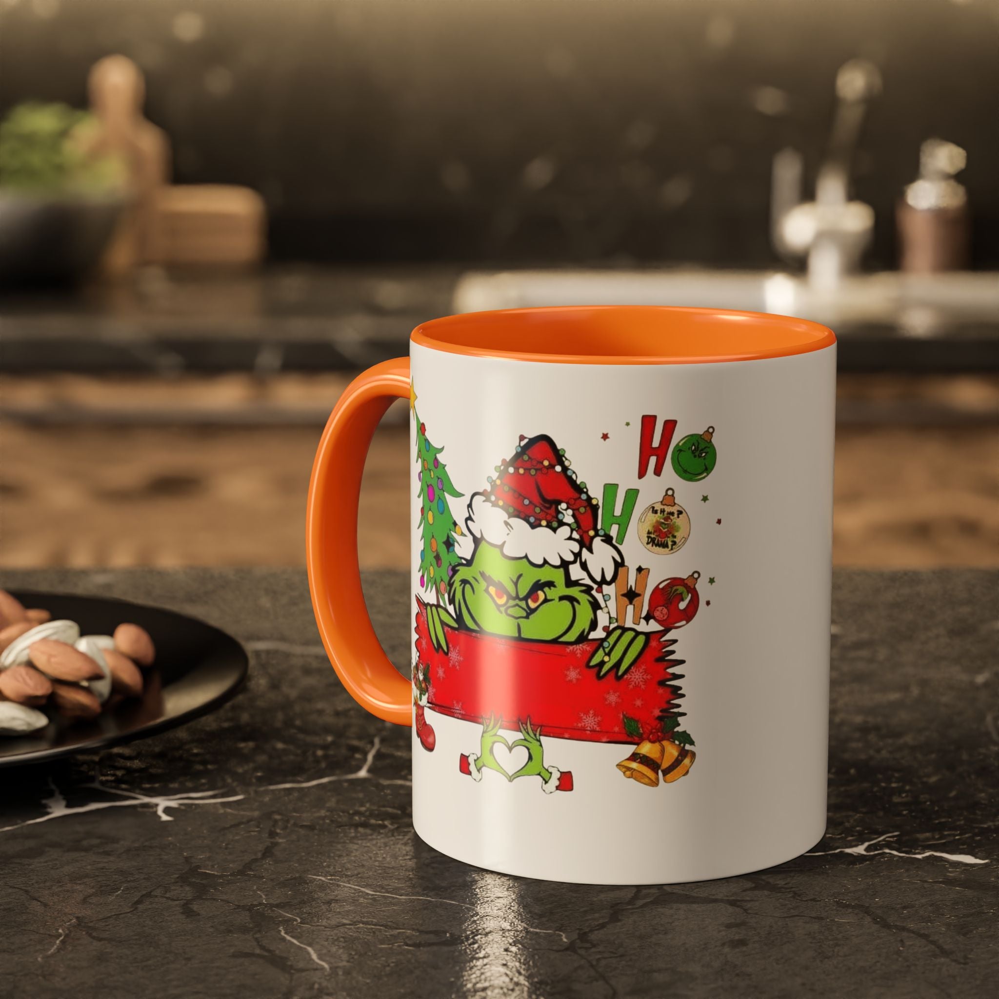 Christmas Grinch Mug (11oz & 15oz)  Funny Holiday Coffee Cup with Grinch Illustration Christmas Mugs Collection!