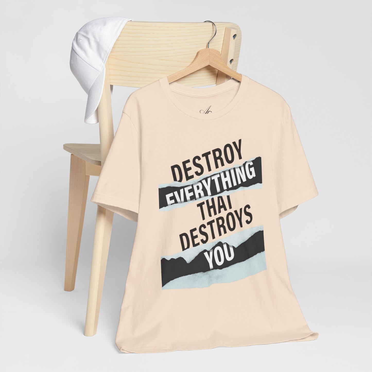Destroy Everything That Destroys You T-Shirt  Bold Typographic Graphic Tee