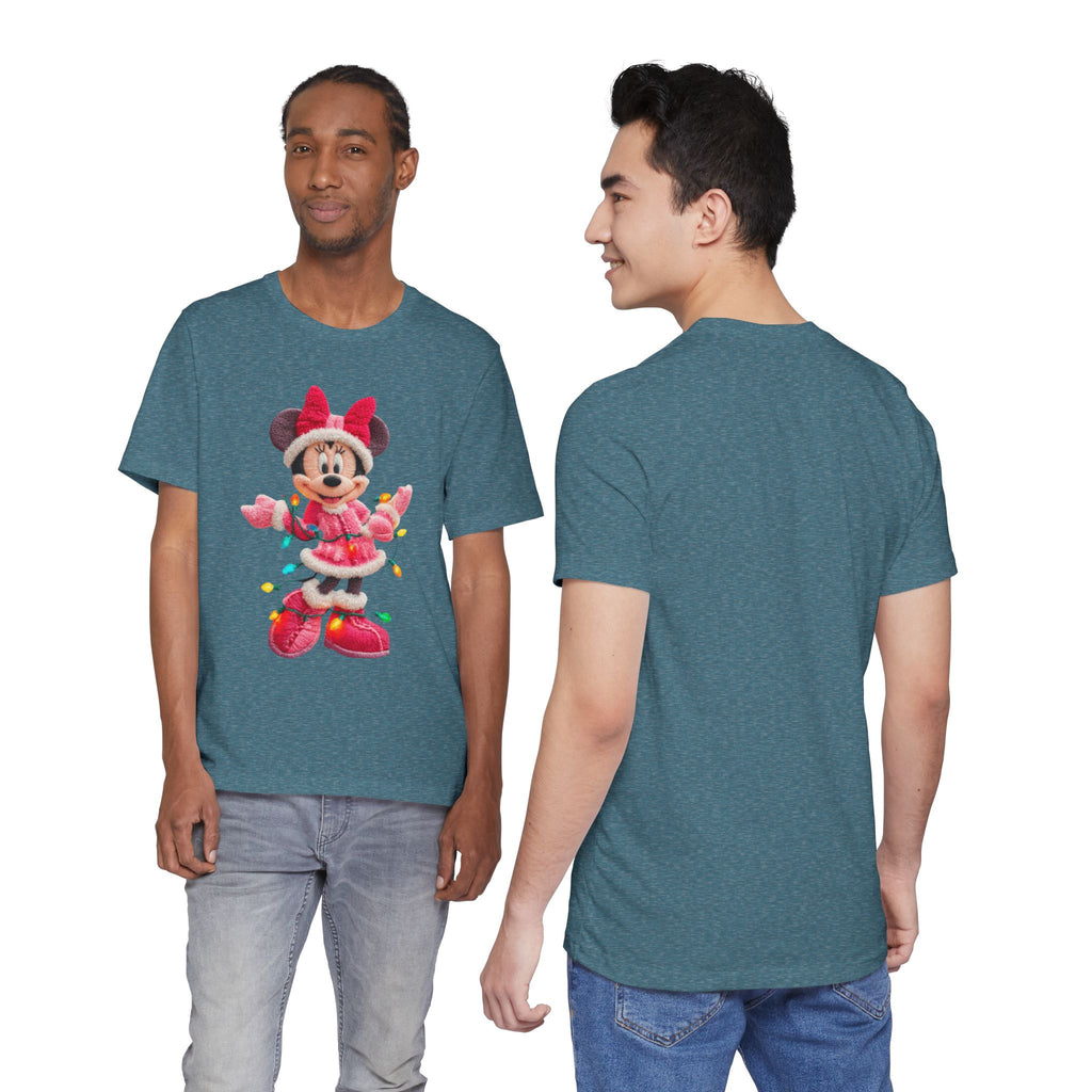 Minnie Mouse Holiday Lights T-Shirt Festive Holiday Designs