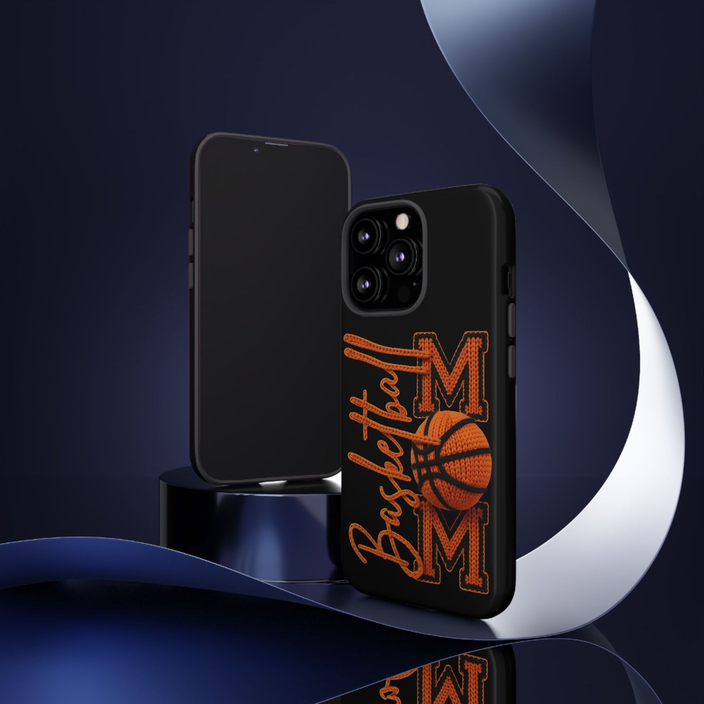 Basketball Mom Phone Case  'Basketball MOM' Protective Hard Cover