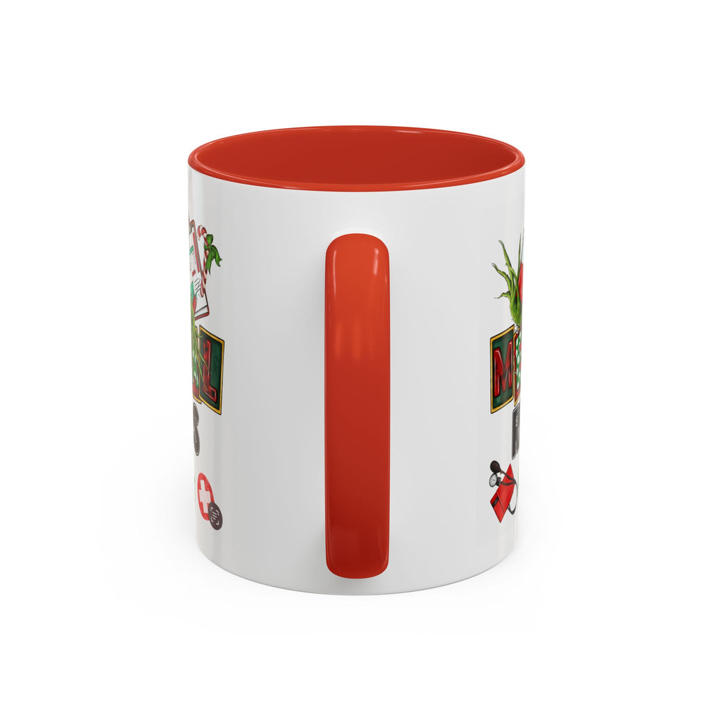 Medical Records Claus Coffee Mug — Funny Holiday Nurse & Medical Staff Gift (11/15oz) Medical Christmas Mug,