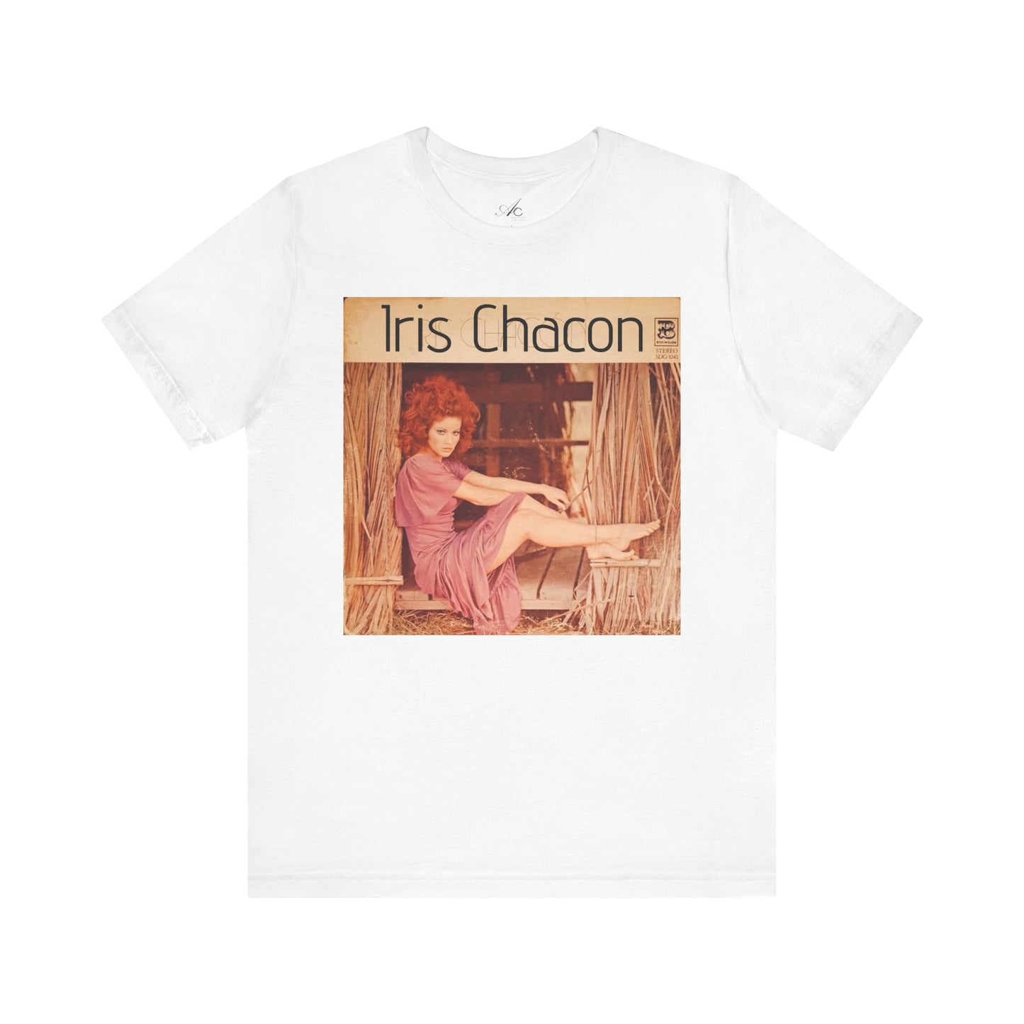 Retro Iris Chacon Unisex Tee, Vintage Music Shirt, Bohemian T-Shirt, Gift for Her, 90s Style Top