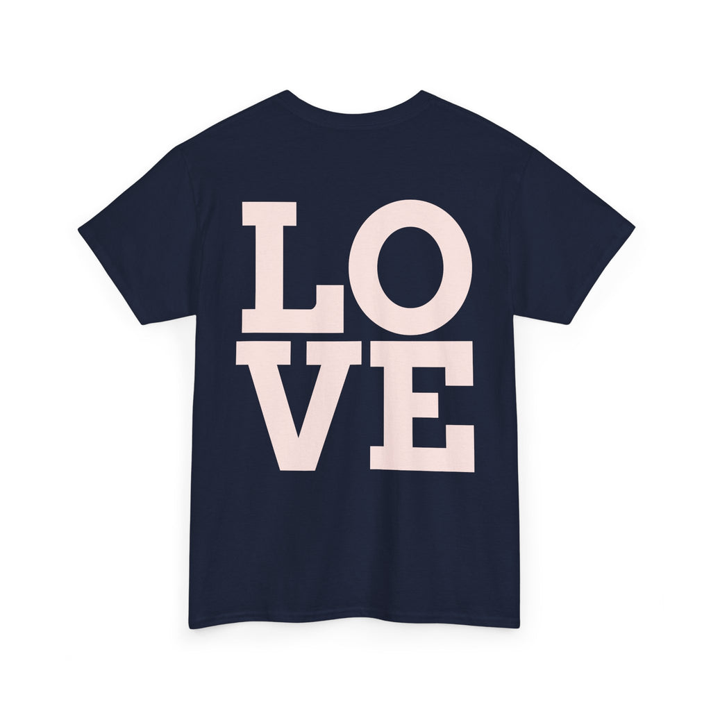 Pink Heart Cherries Tee  LOVE Graphic Valentine T-Shirt