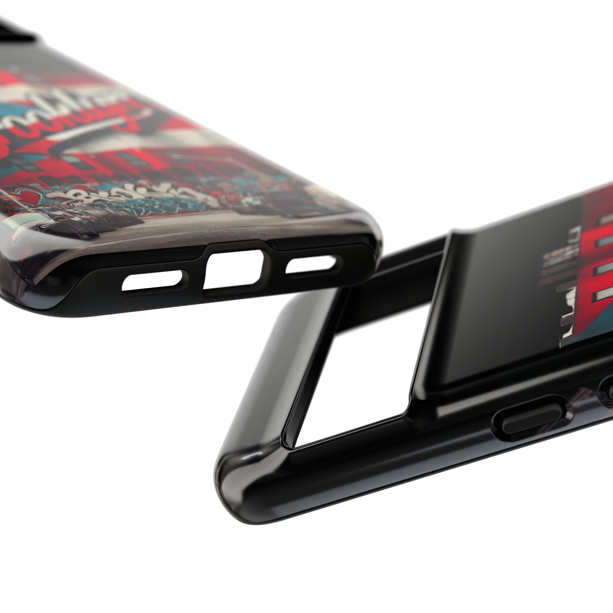 Brooklyn Street Art Phone Case  Urban Graffiti Protective Cover