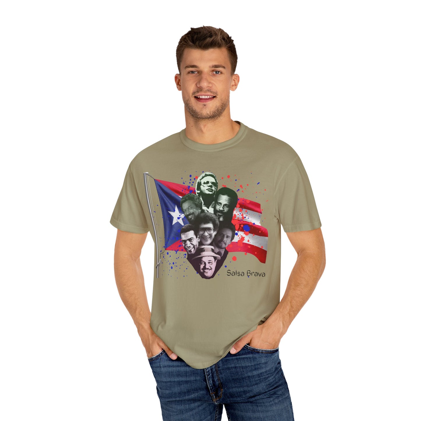Salsa Brava T-Shirt, Vibrant Puerto Rican Pride Shirt, Gift for Salsa Lovers, Unisex Festival Tee, Caribbean Culture Apparel