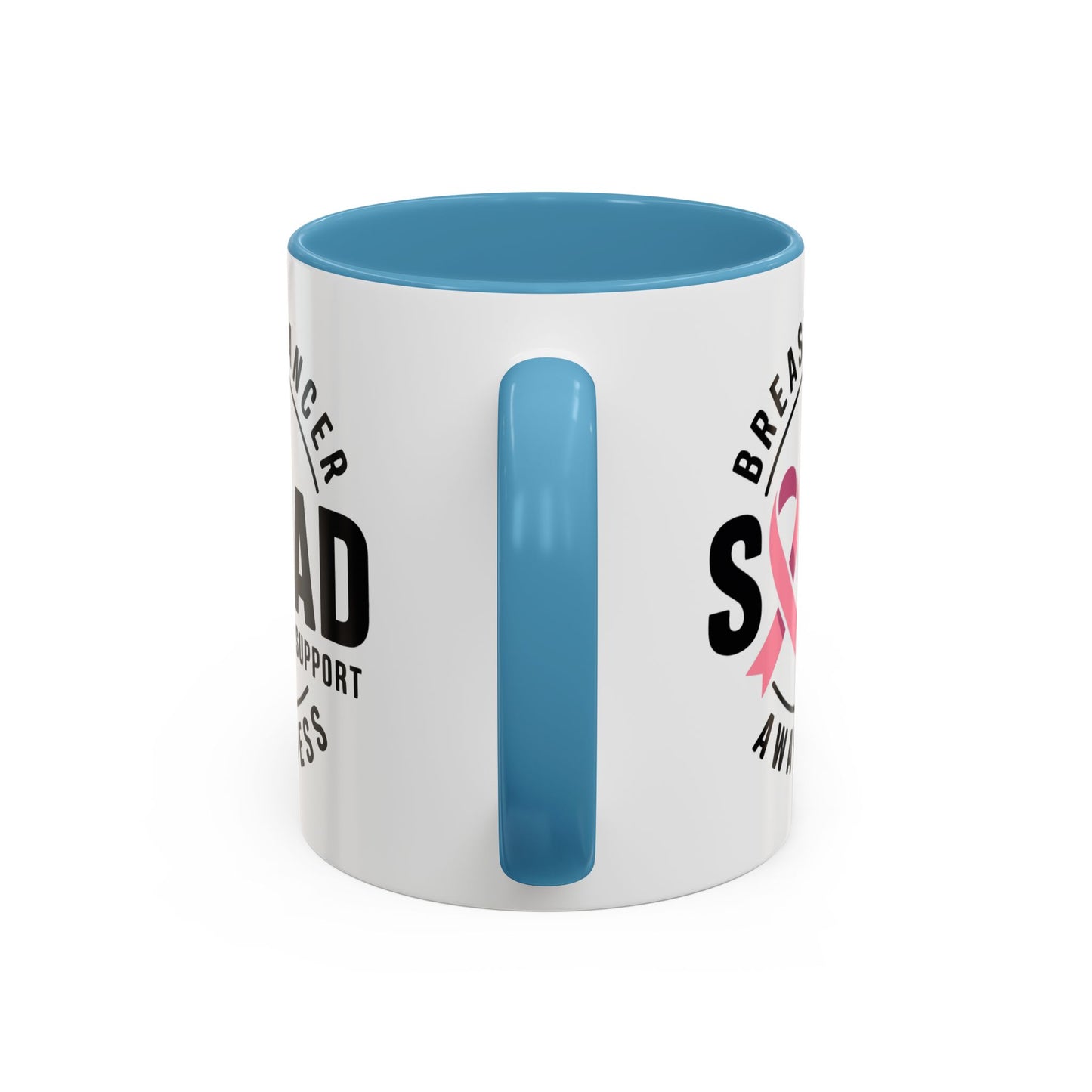 Breast Cancer Awareness Coffee Mug - Support Your Squad