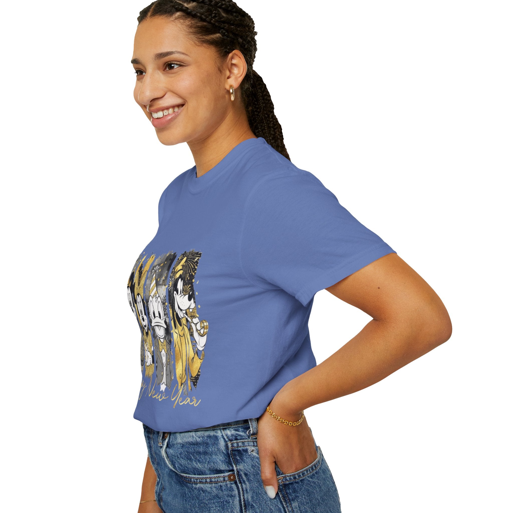 New Year Mickey & Friends T-Shirt  'Happy New Year' Graphic Tee