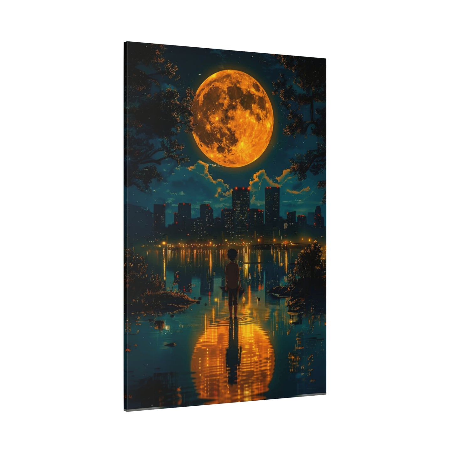 Because words have the power to move you let them live on your wall, Unique Nightscape Decoration, Perfect for Any Occasion