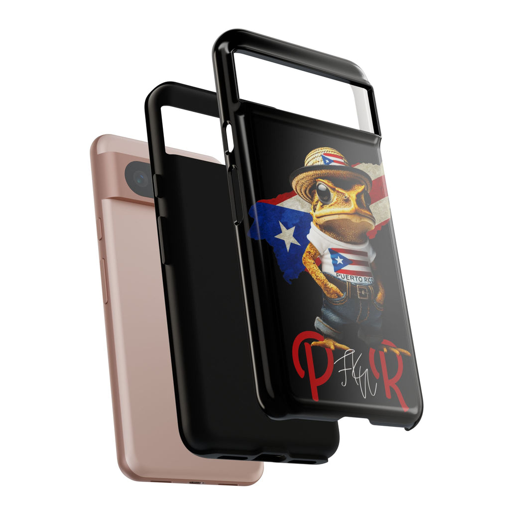 Puerto Rican Frog Tough Phone Case  Puerto Rico Flag Patriotic Protective Case
