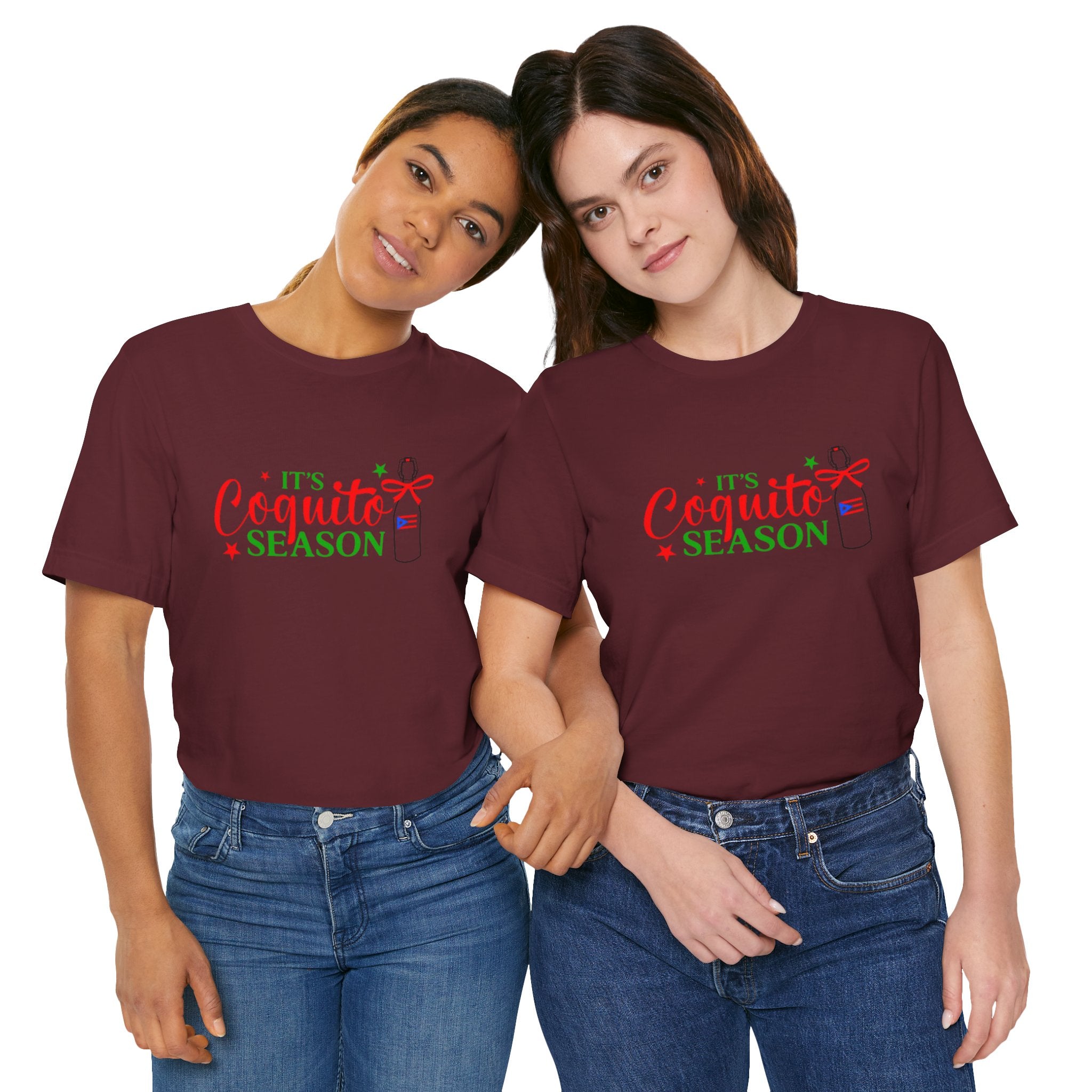 It's Coquito Season T-Shirt - Christmas Puerto Rican Holiday Cocktail Tee