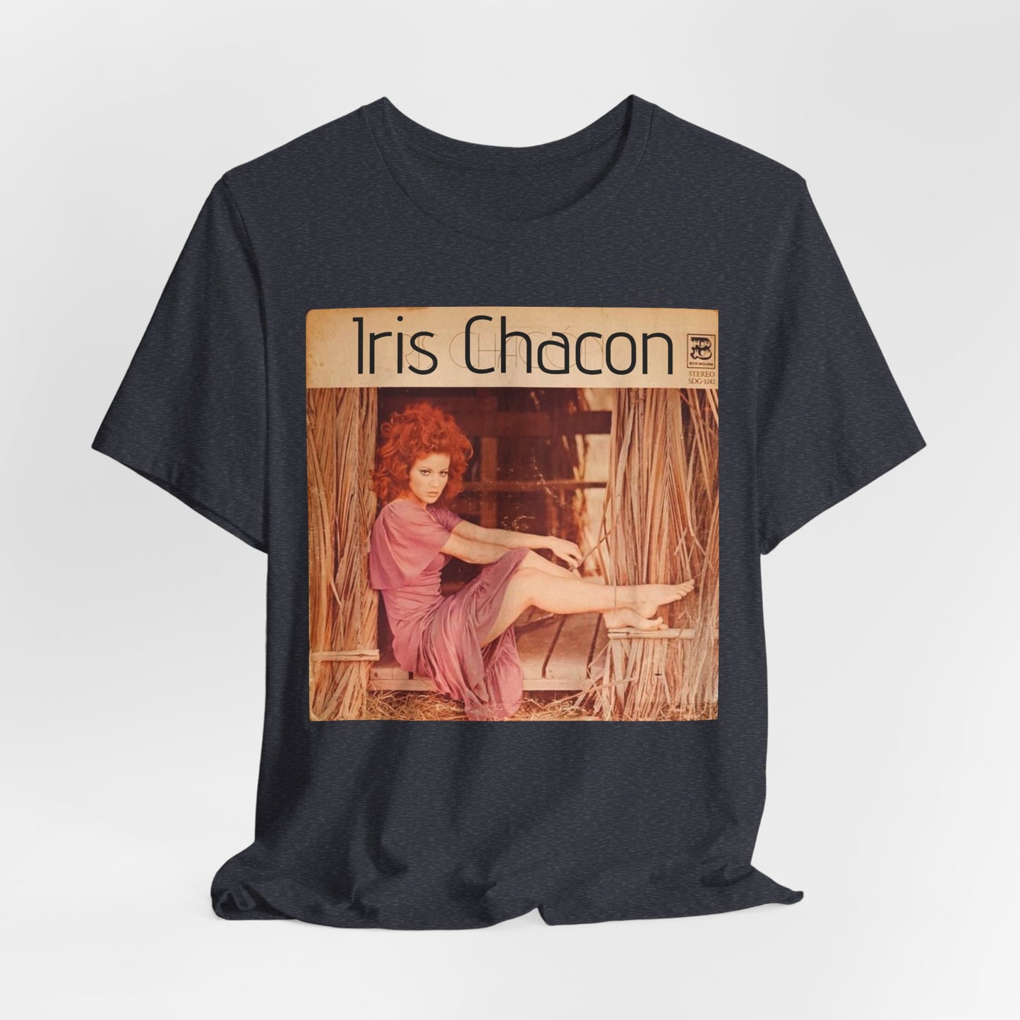 Retro Iris Chacon Unisex Tee, Vintage Music Shirt, Bohemian T-Shirt, Gift for Her, 90s Style Top