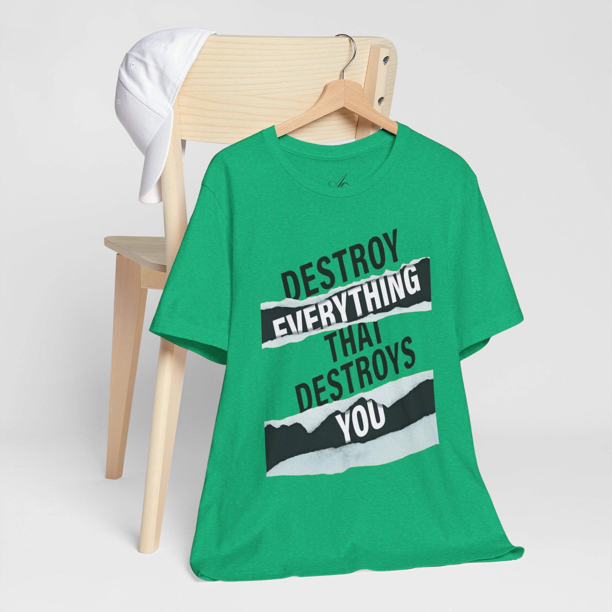 Destroy Everything That Destroys You T-Shirt  Bold Typographic Graphic Tee