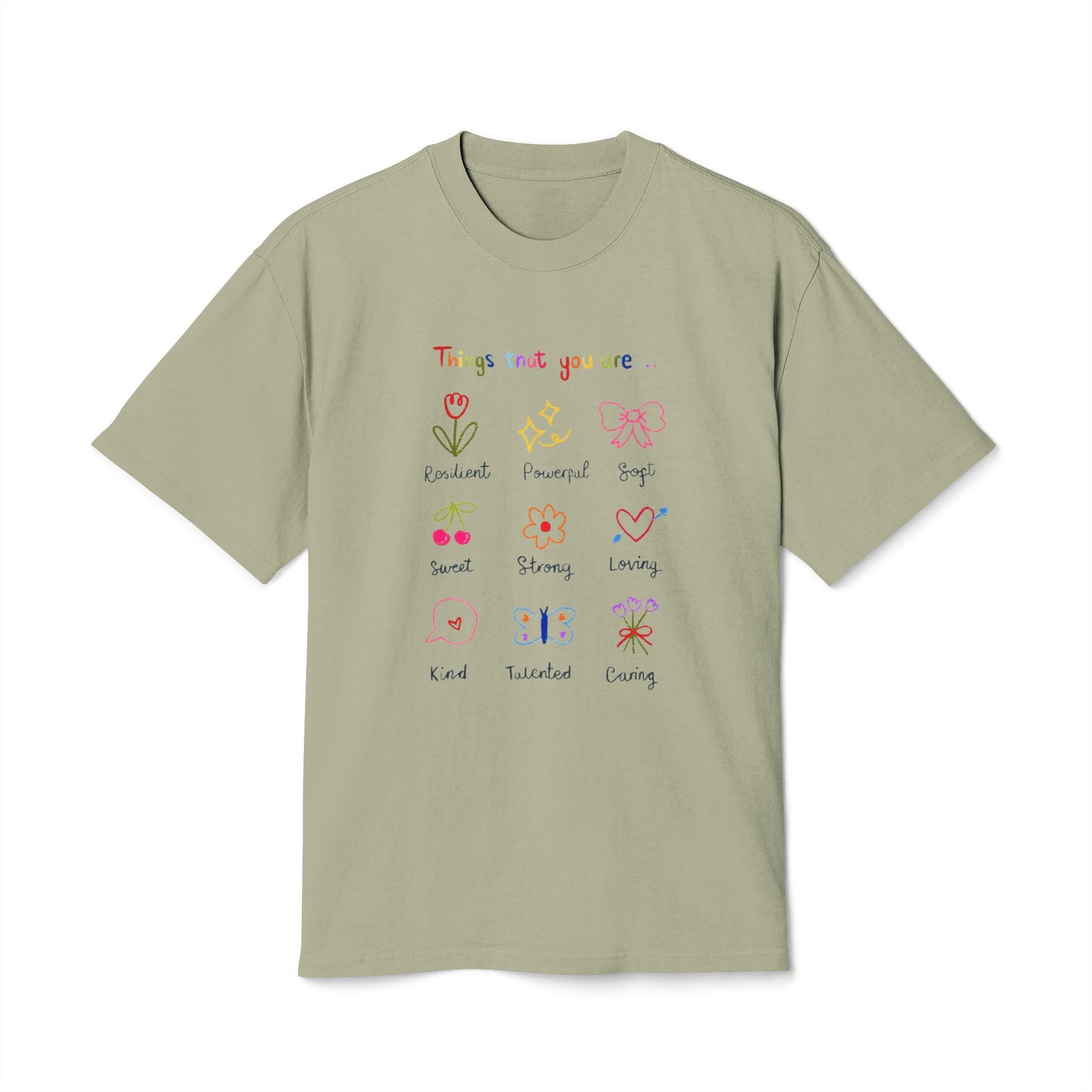 ✨ Let your outfit reflect your inner peace. Unisex Heavy Faded Tee with Whimsical Floral Design, Cute Gift, Casual Wear, Spring Style, Everyday Comfort