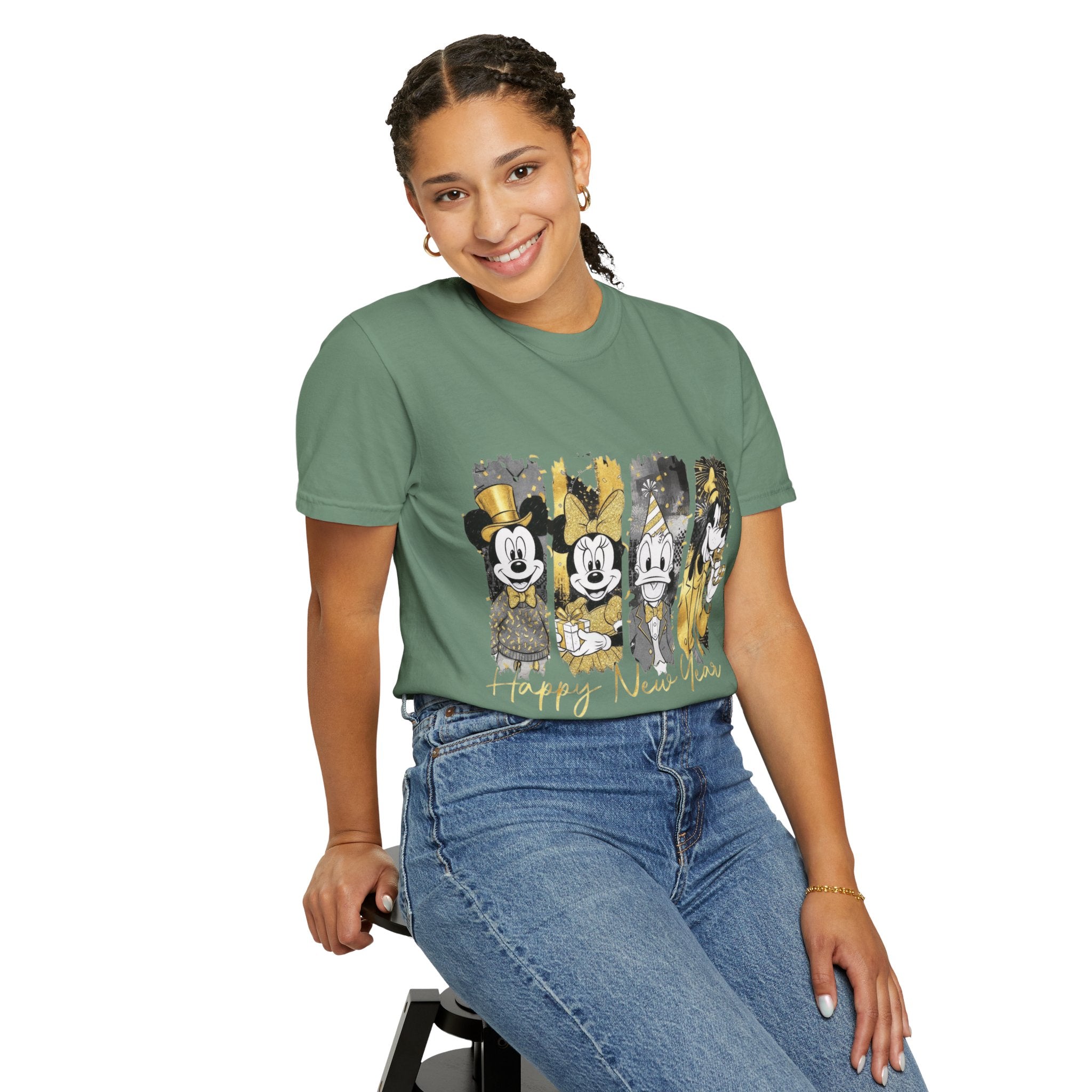 New Year Mickey & Friends T-Shirt  'Happy New Year' Graphic Tee