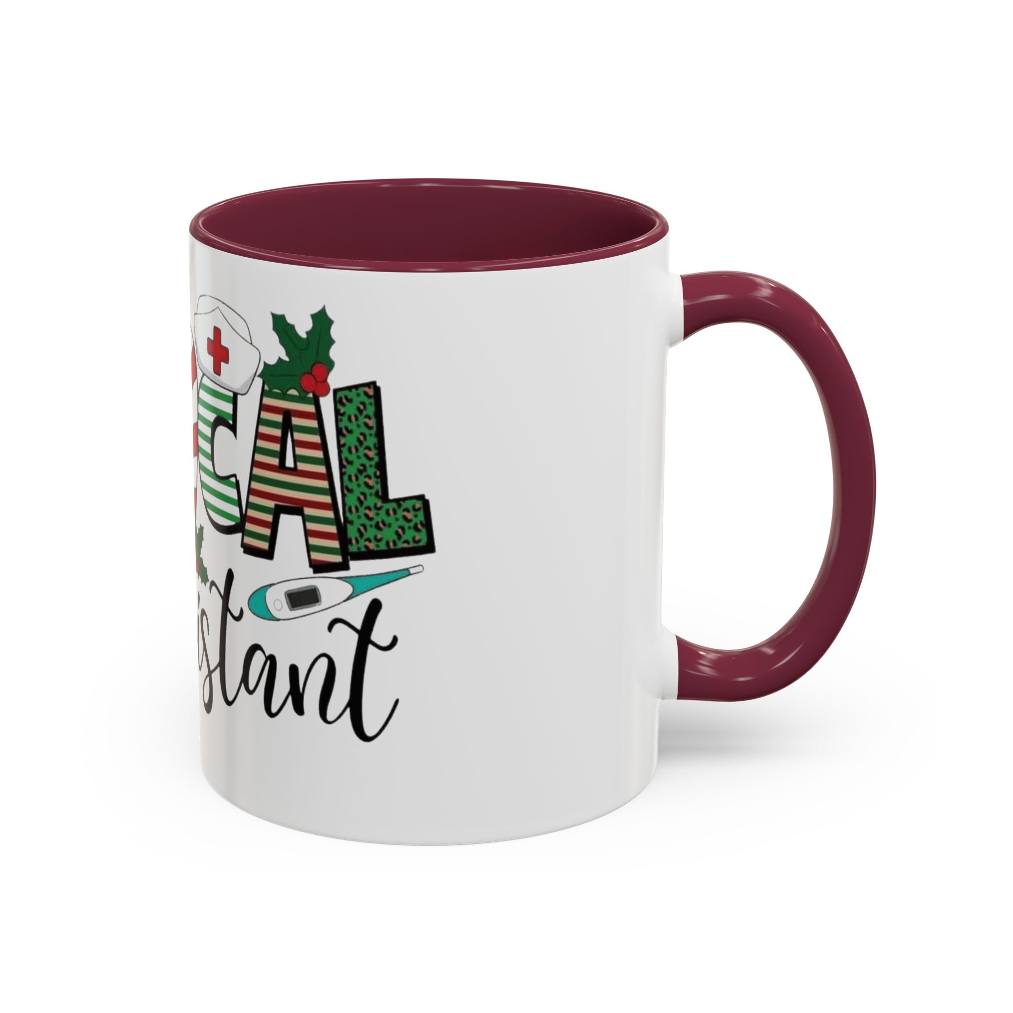 Medical Assistant Christmas Mug — Festive Colorful 11oz/15oz Coffee Cup Medical Christmas Mug