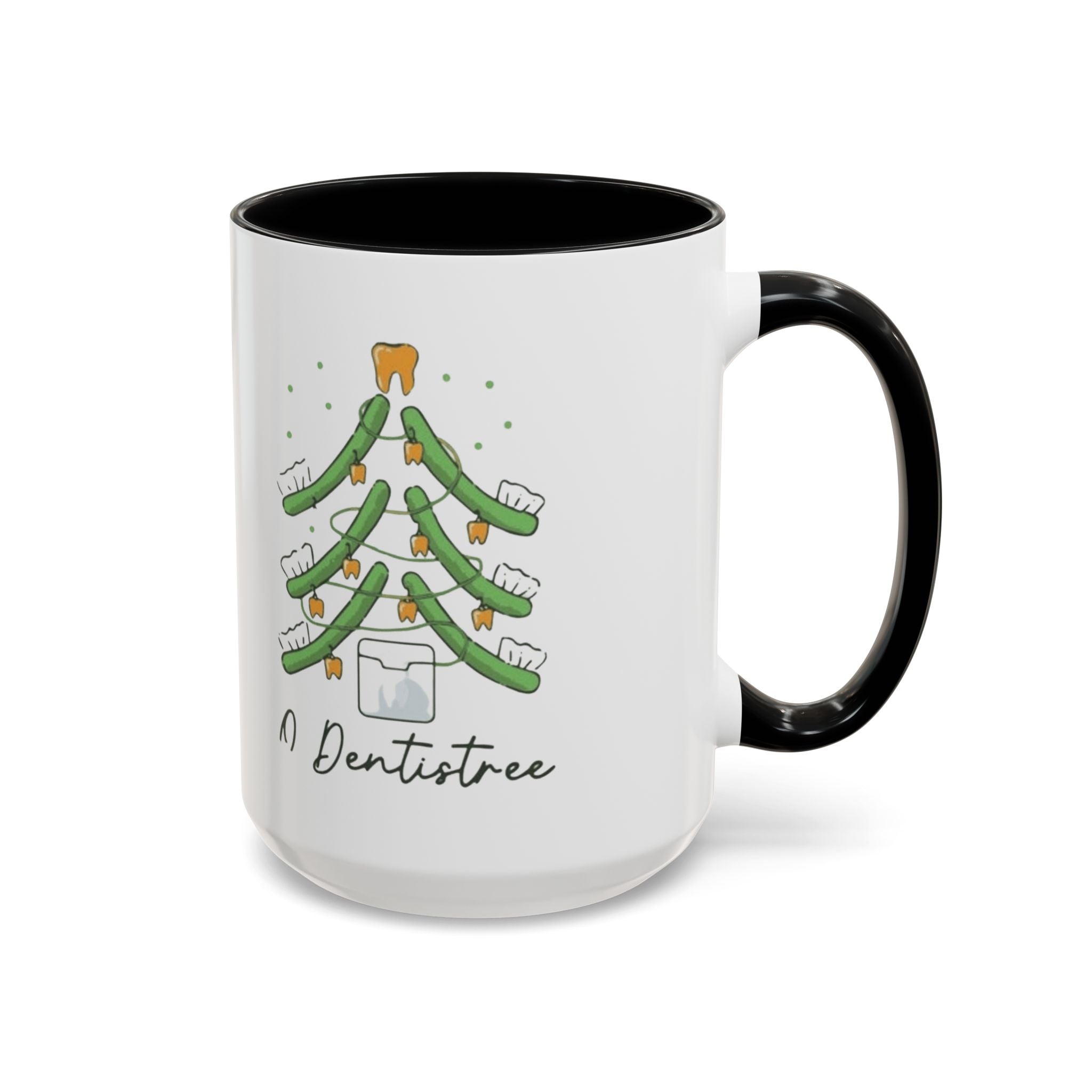 Dentist Christmas Mug - 'A Dentistree' Holiday Coffee Cup (11/15oz)
