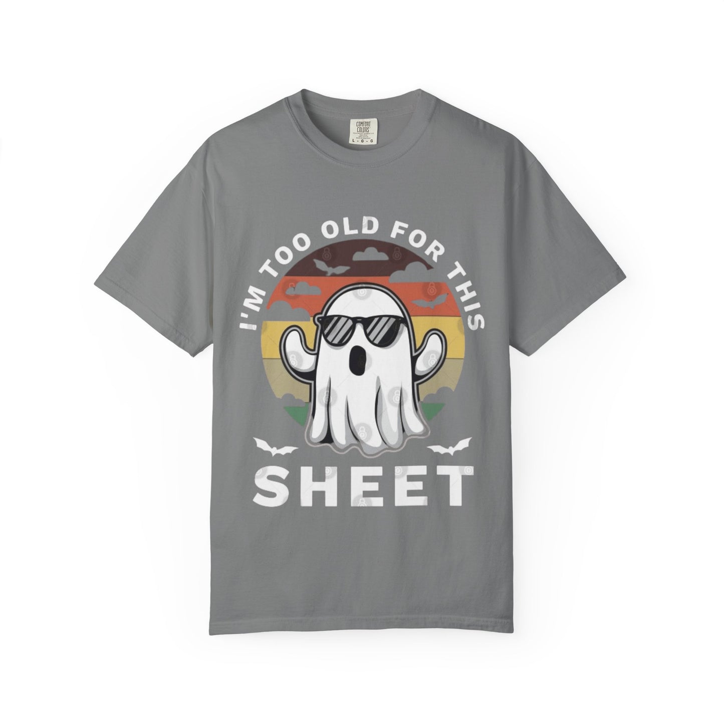 Ghostly Humor Unisex T-Shirt, Relaxed Vintage Tee, Halloween Apparel, Fun Gift, Casual Outfit, Quirky Statement Shirt, Ghost Sheet T-shirt