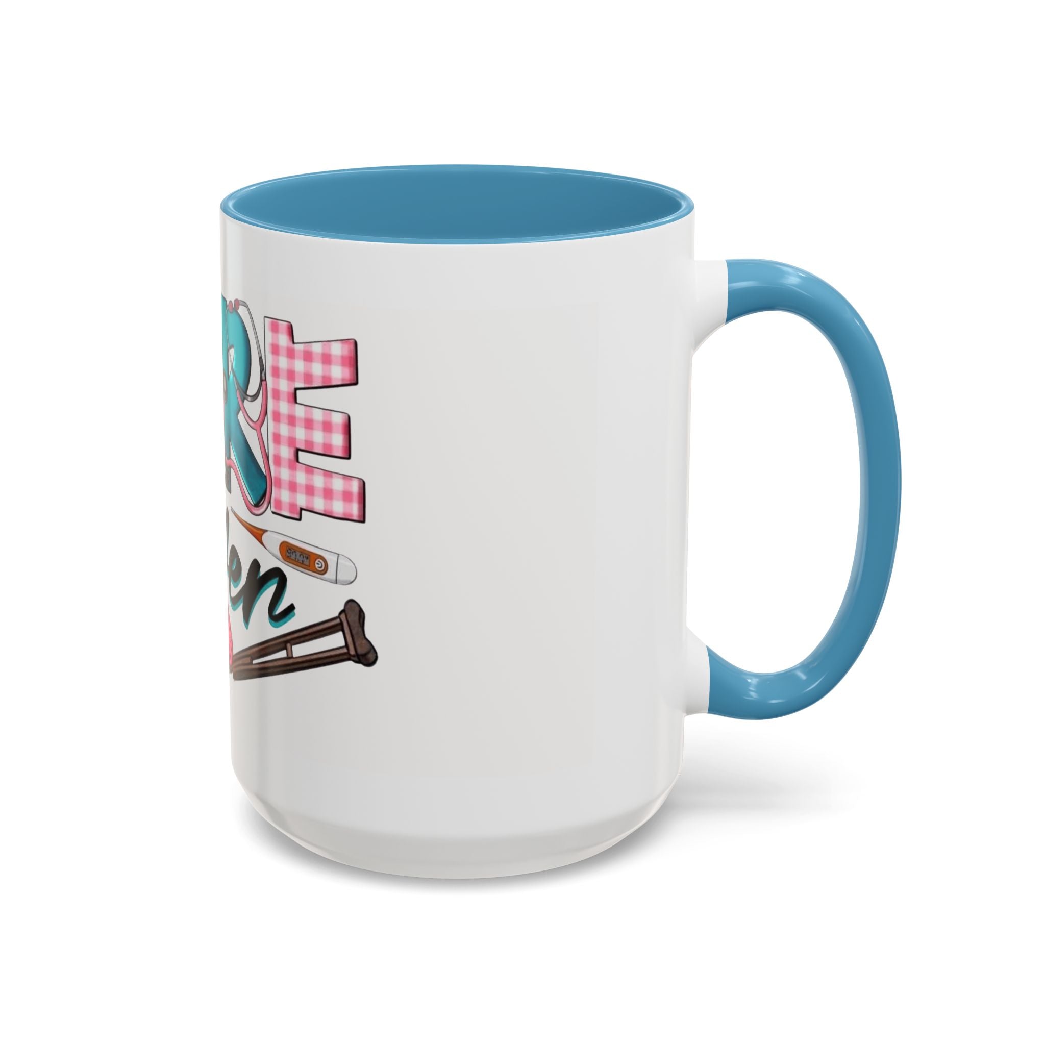 Nurse Given Accent Coffee Mug — Caregiver & Medical Equipment Design Christmas mug for all healthcare heroes