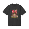 Christmas Nativity Tee  Rustic Manger with Red Bow Holiday T‑Shirt Christmas T-shirts and sweaters