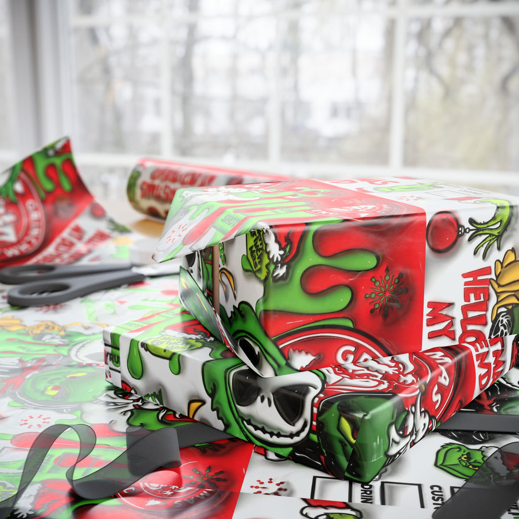 Festive Wrapping Paper – Whimsical Holiday Gift Wrap | Christmas Paper Roll | Fun & Unique Gift Packaging