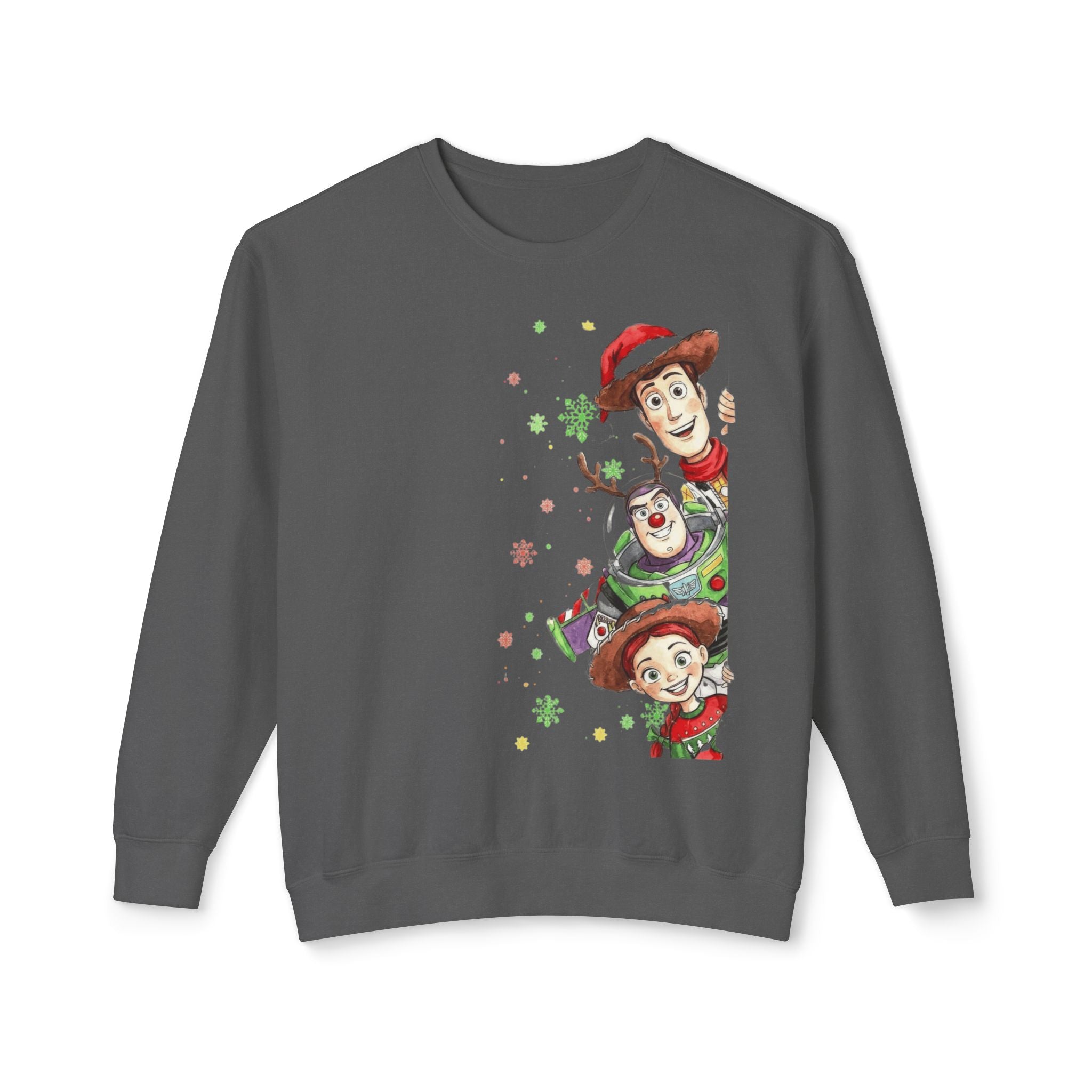 Christmas Toy Cowboy Crewneck Sweatshirt  Festive Woody & Friends Holiday Sweatshirt Cartoon Christmas T-shirts and Sweaters
