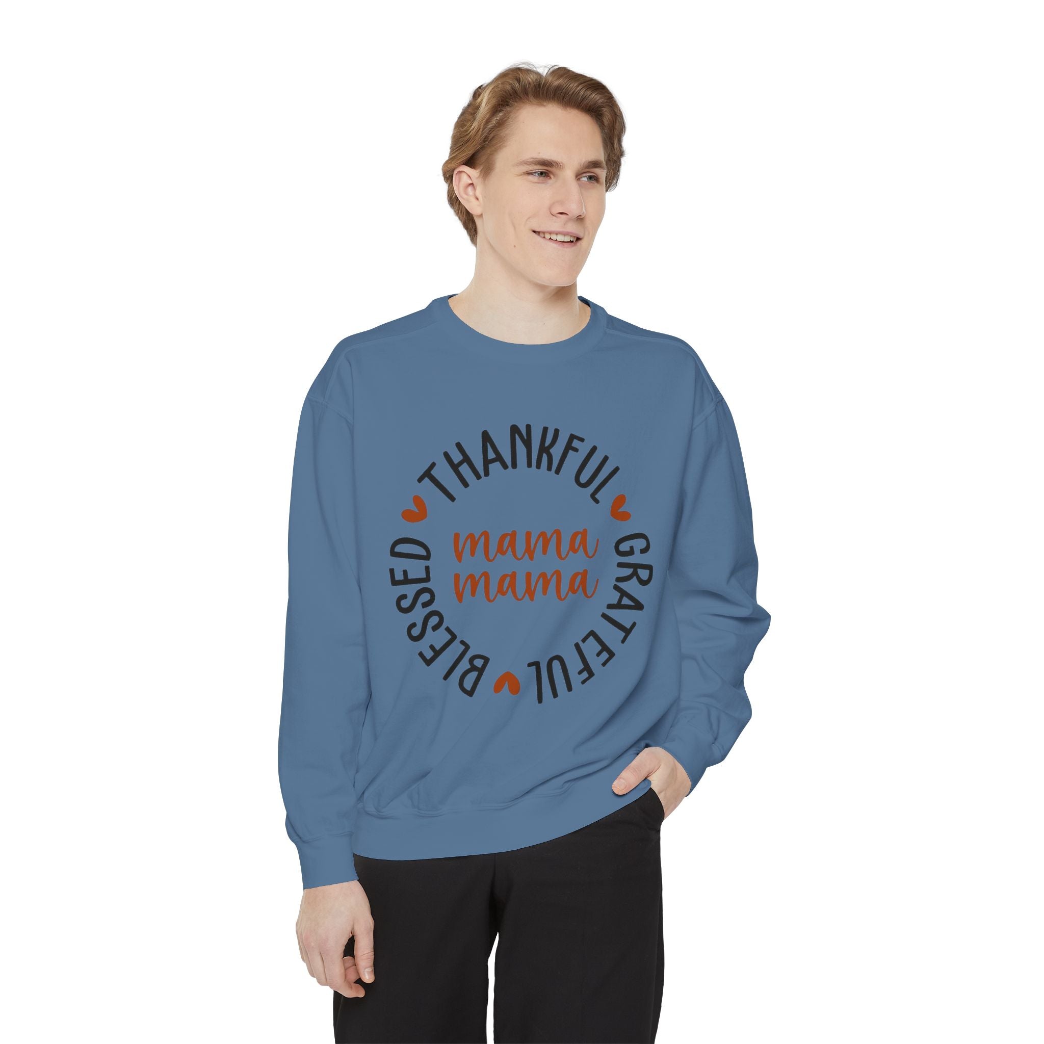 MOM  Sweatshirt Thankful Grateful Blessed "Mama Mama" Sweatshirt